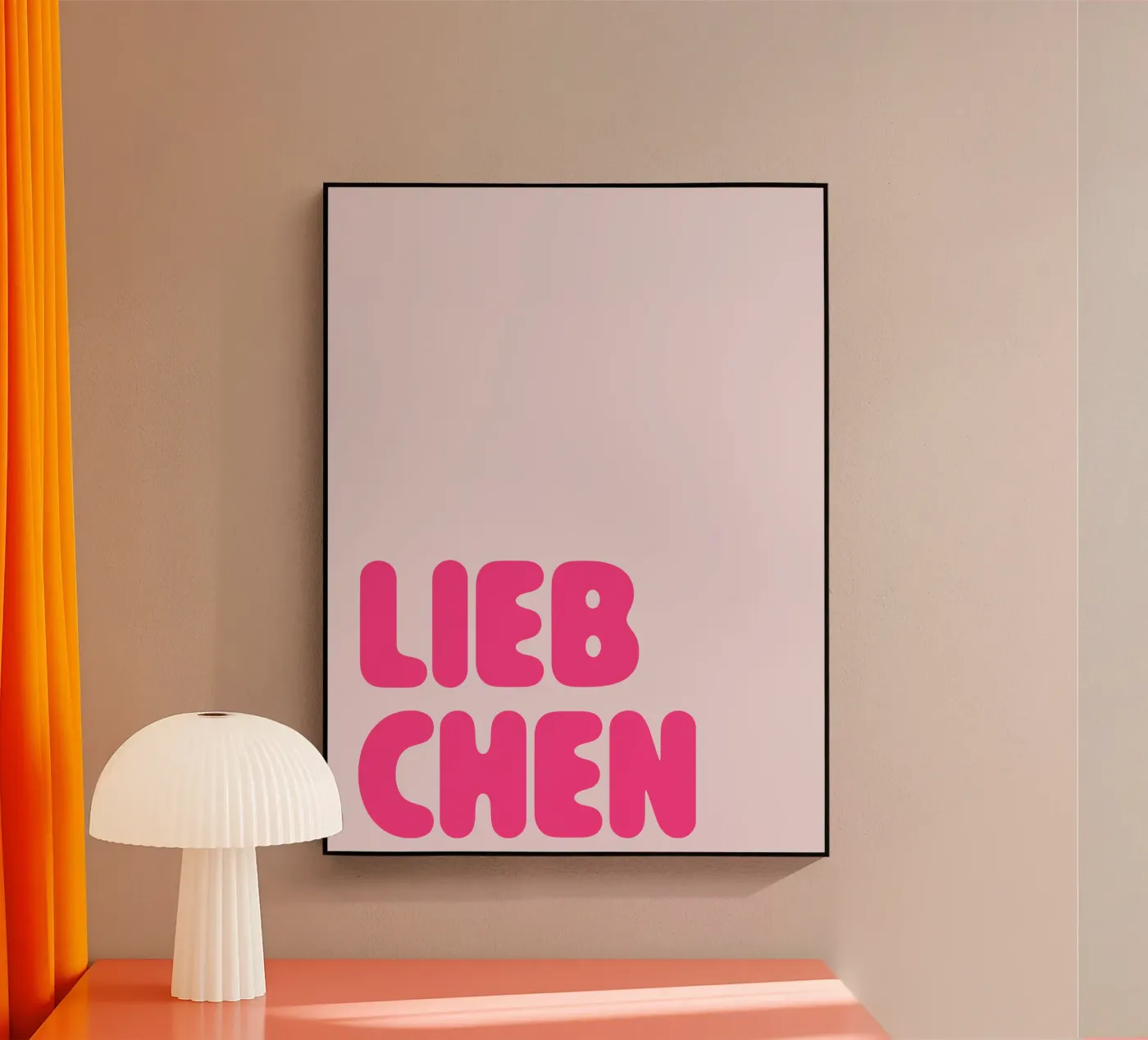 Liebchen Acryl-Glas von CSK DESIGN