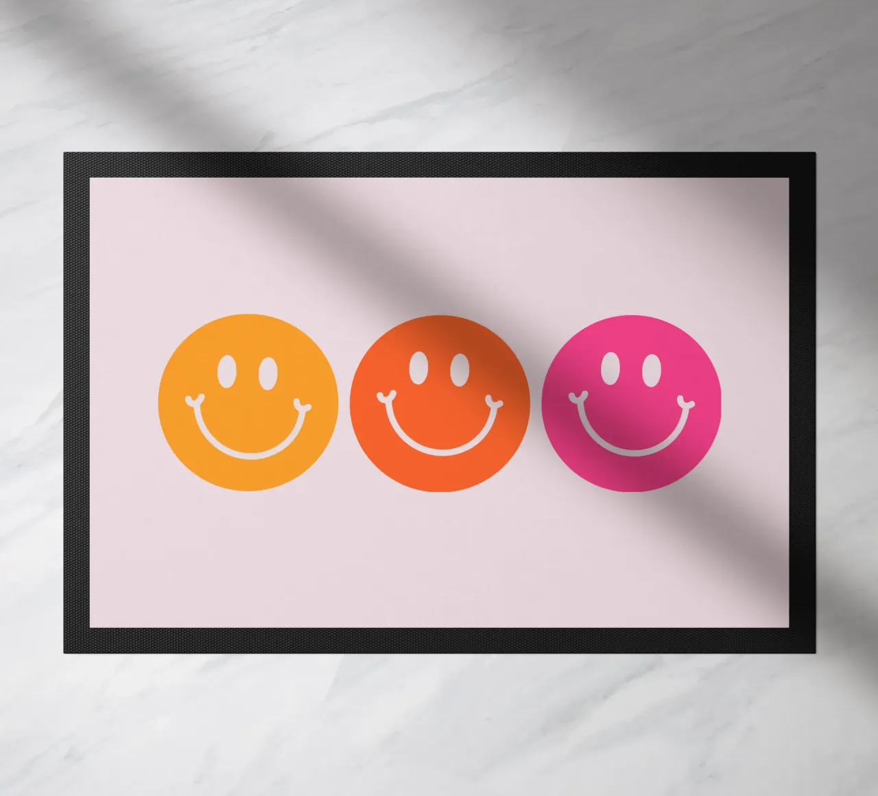 Smiley deurmat van CSK DESIGN