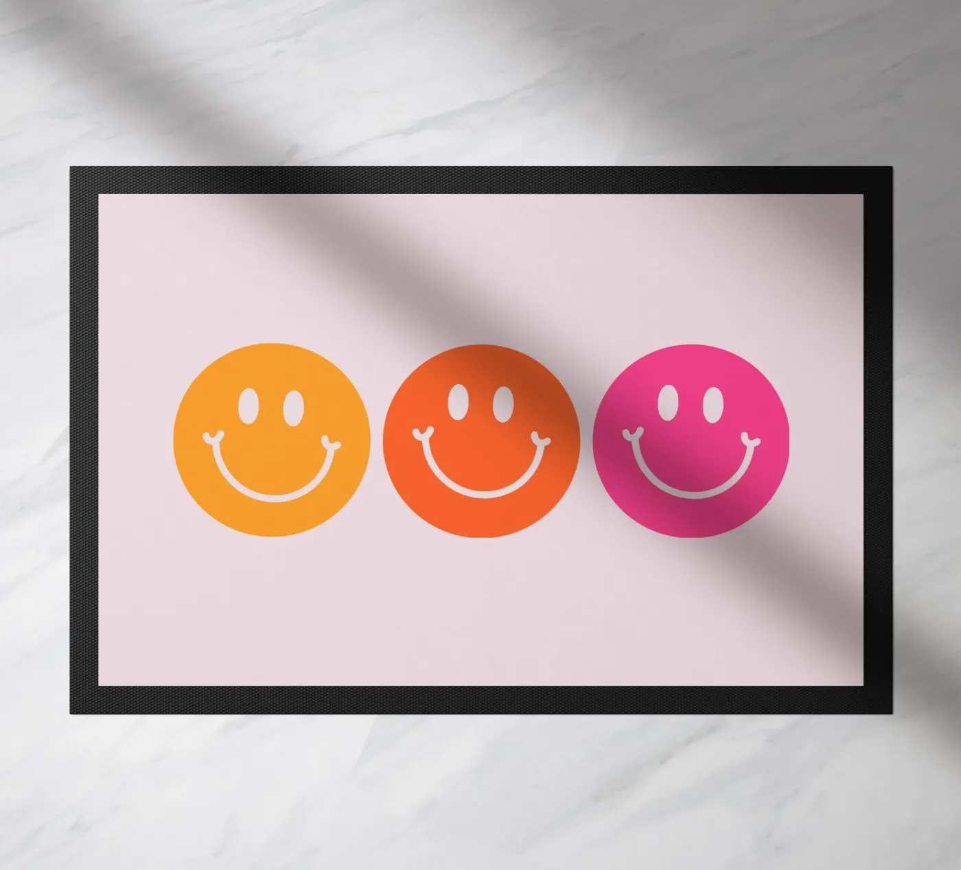 Smiley deurmat van CSK DESIGN