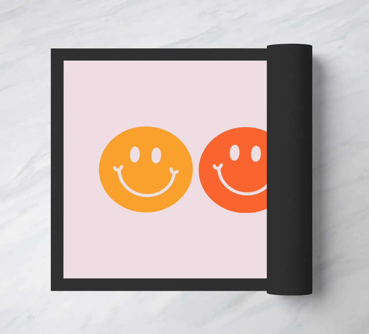 Smiley deurmat van CSK DESIGN