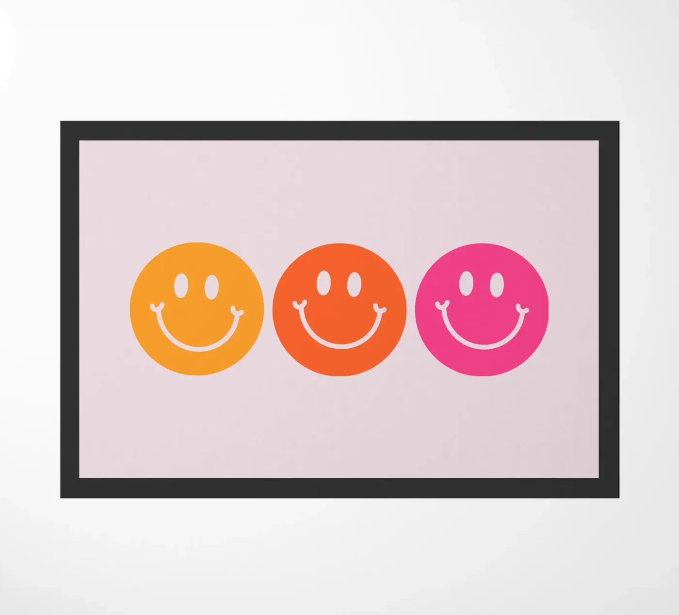 Smiley deurmat van CSK DESIGN