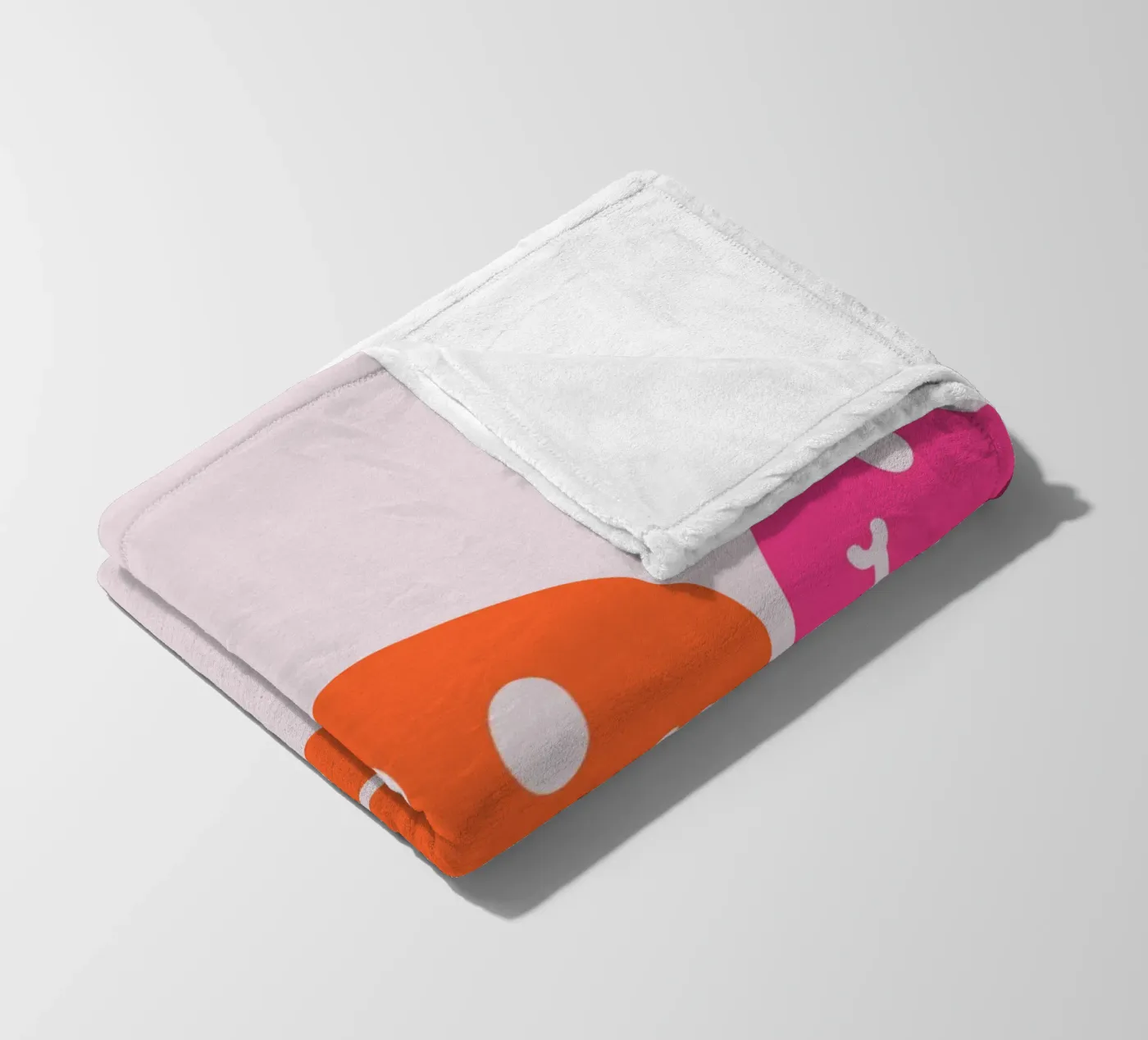 Smiley fleecedeken van CSK DESIGN
