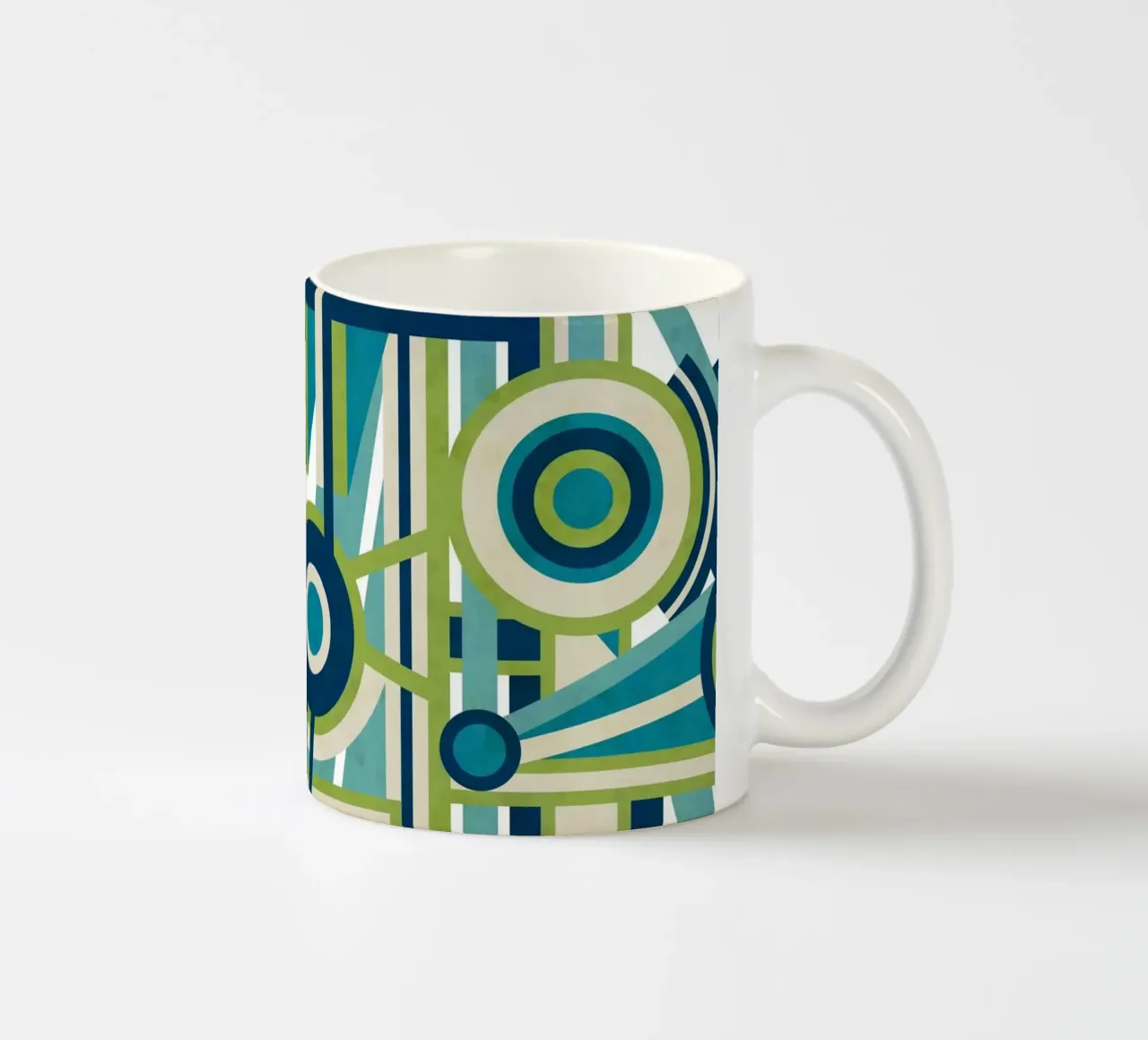 Disjointed ceramic mug by shellybremmer