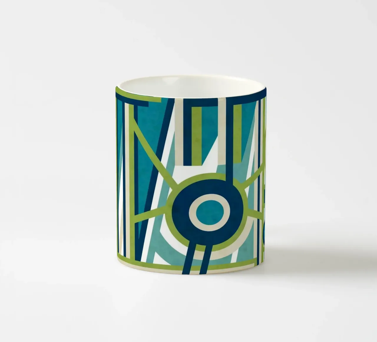 Disjointed ceramic mug by shellybremmer