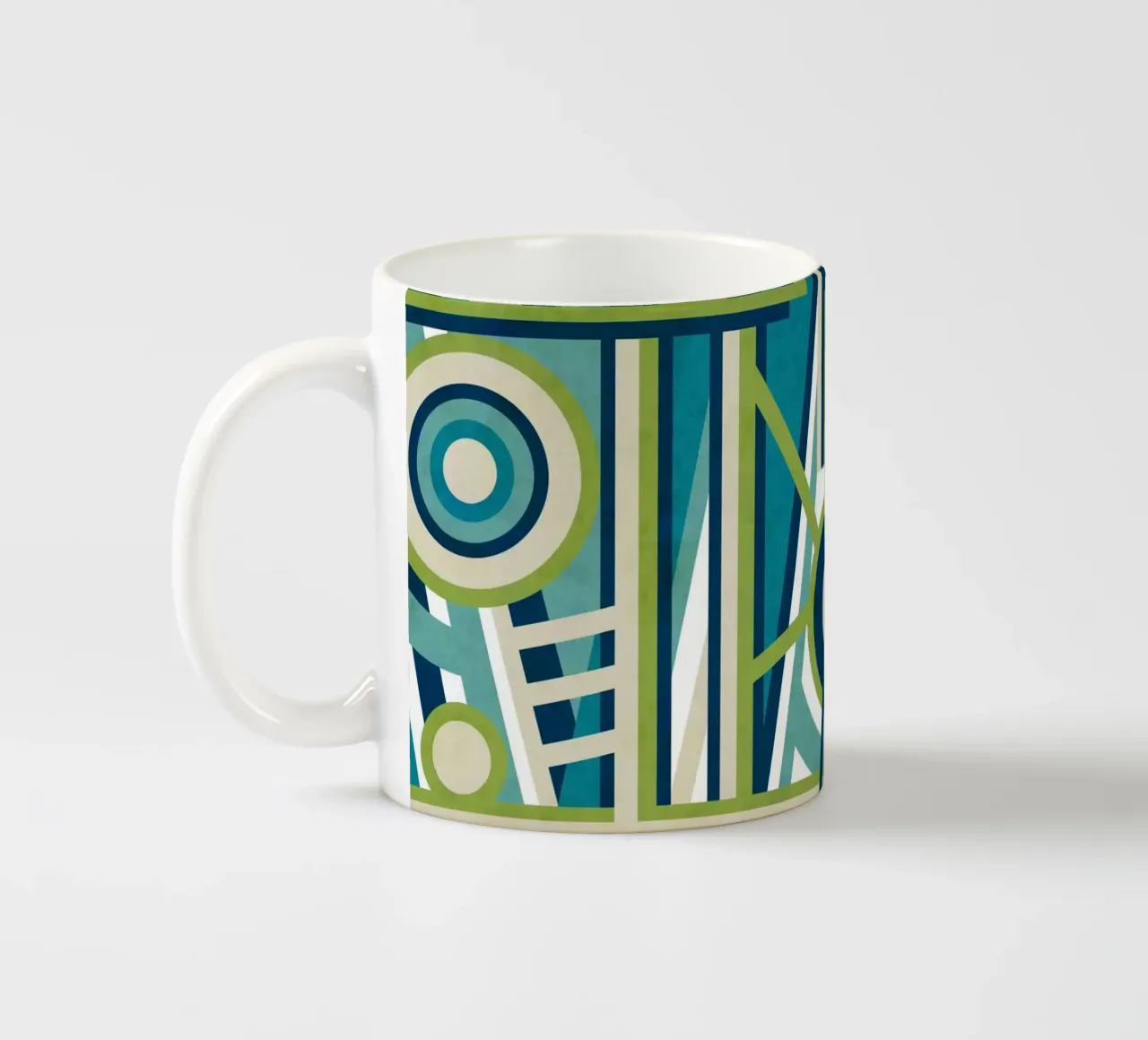 Disjointed ceramic mug by shellybremmer
