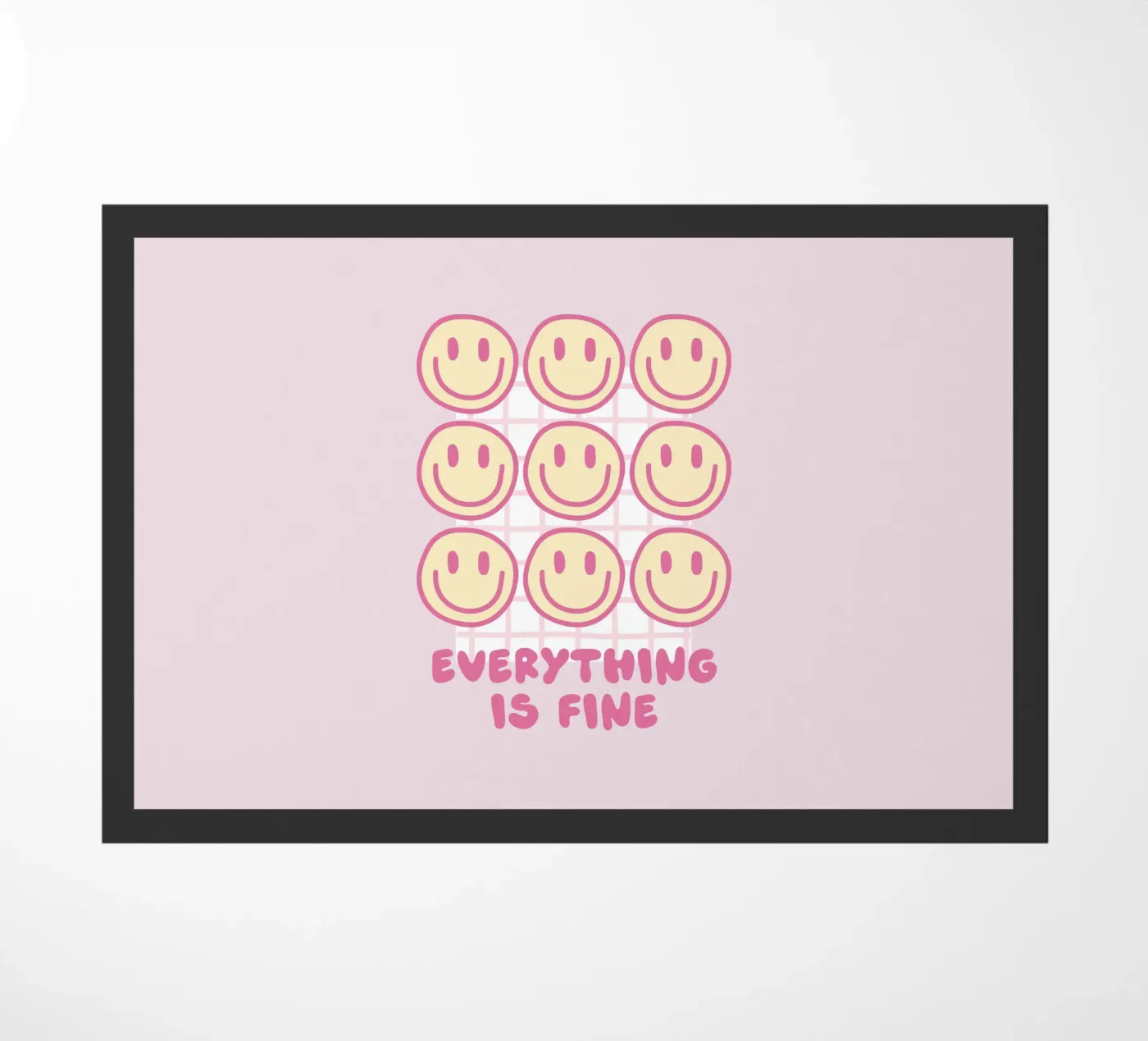 Everything is fine deurmat van CSK DESIGN