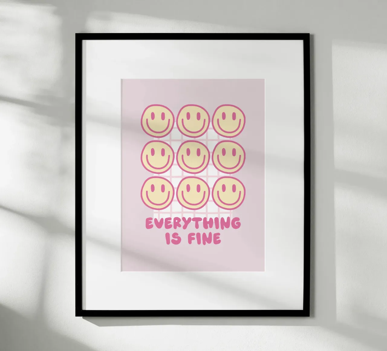 Everything is fine poster da CSK DESIGN