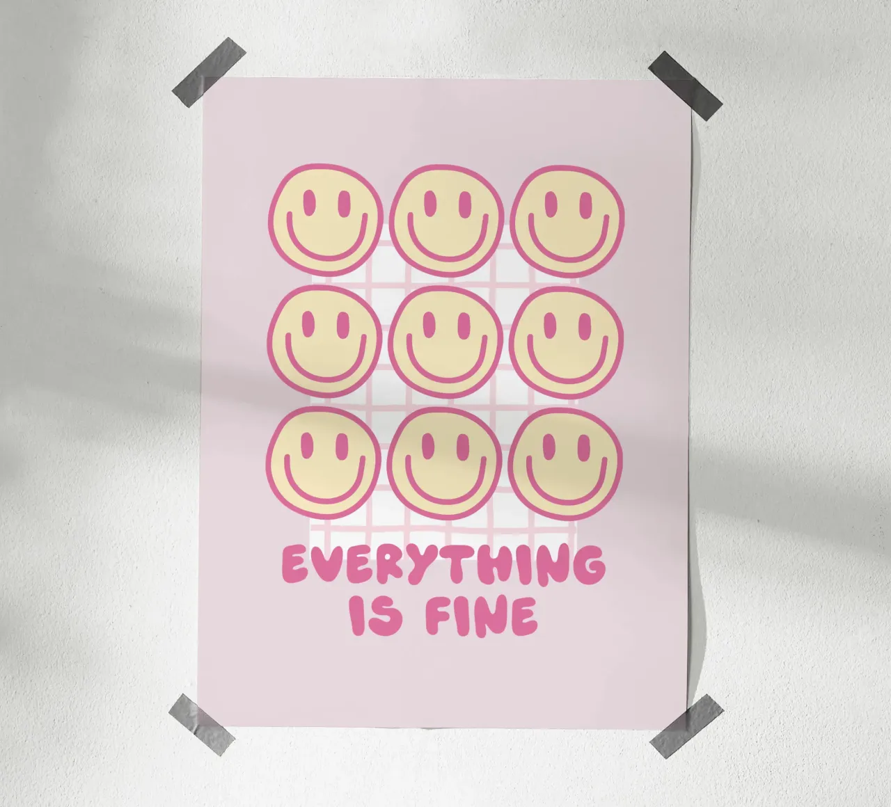 Everything is fine poster da CSK DESIGN