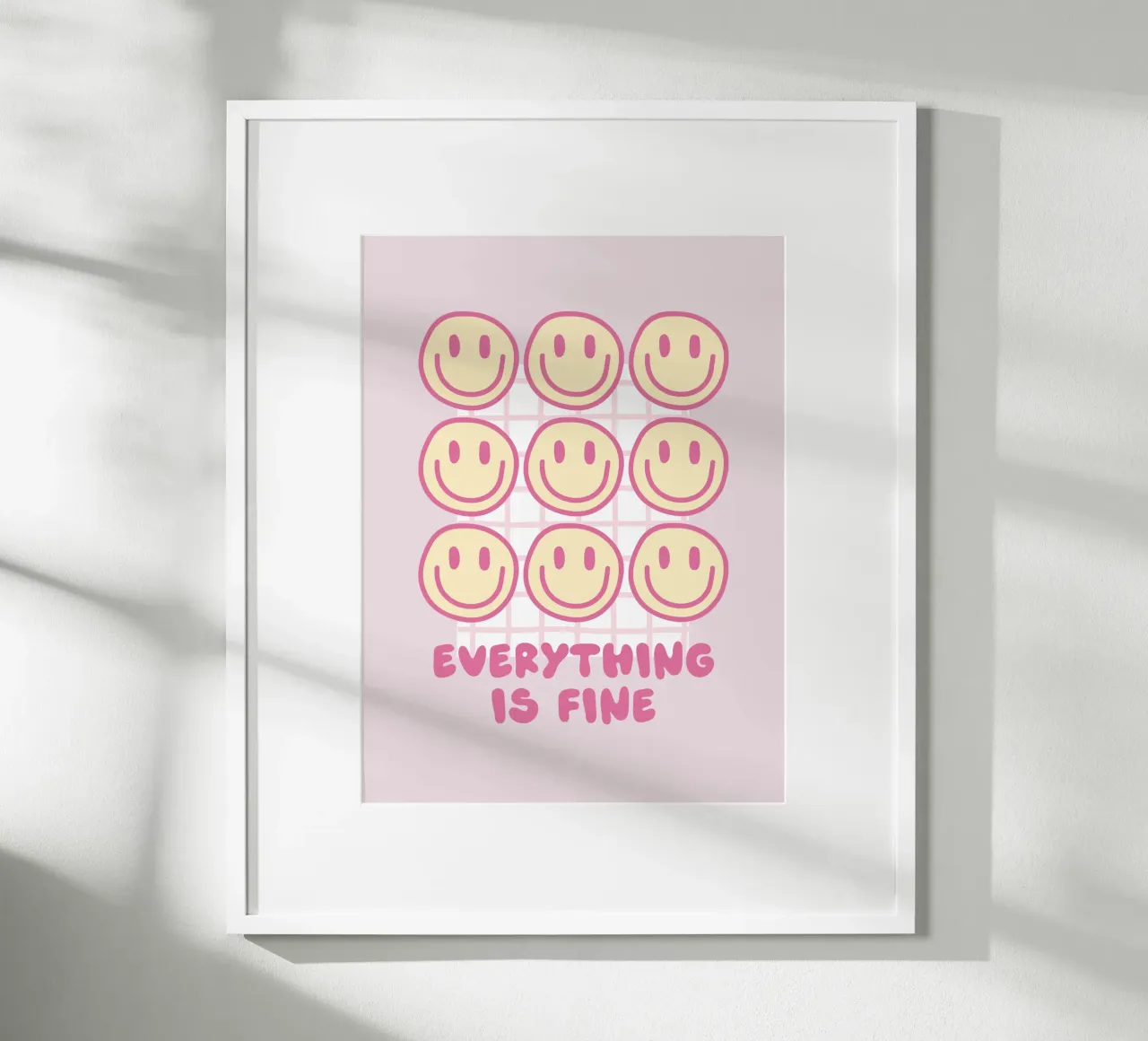 Everything is fine poster da CSK DESIGN