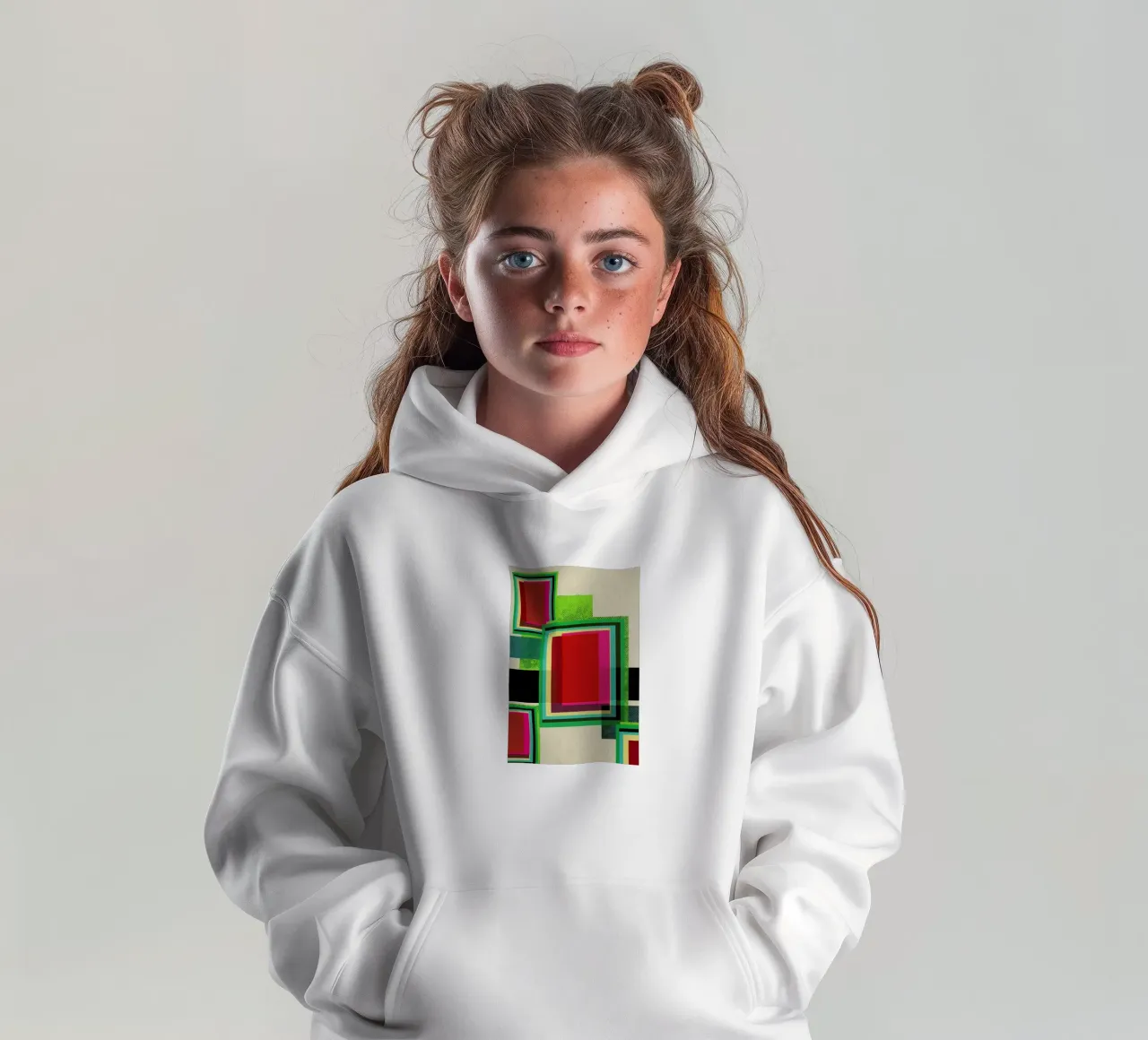 Luminous Merge felpa bambino con cappuccio da Rocket68