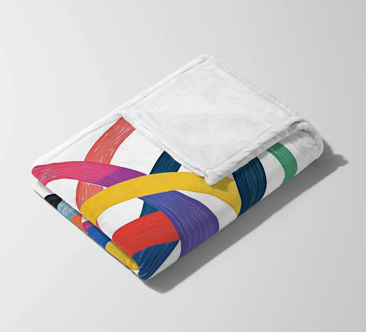 Arcobaleno confuso | caos e armonia coperta in pile da Autofocus