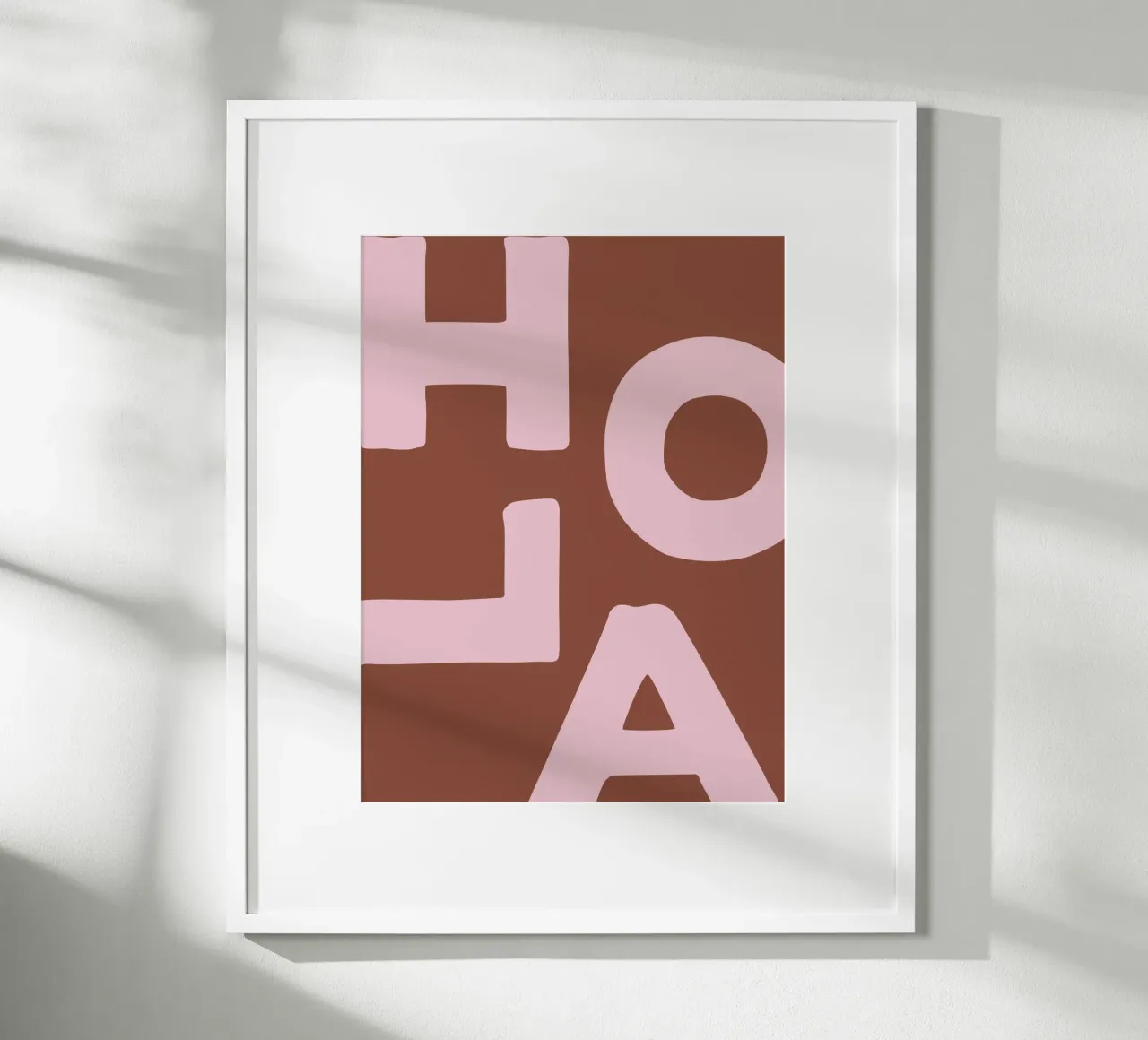 Hola poster by we line studio - art