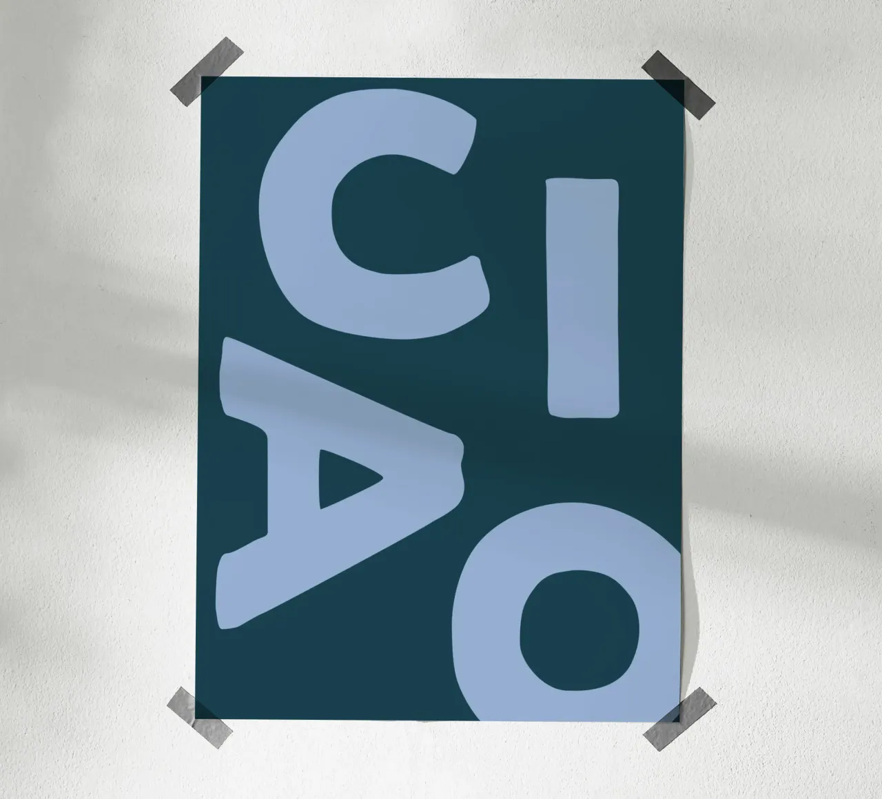 Ciao poster da we line studio - art