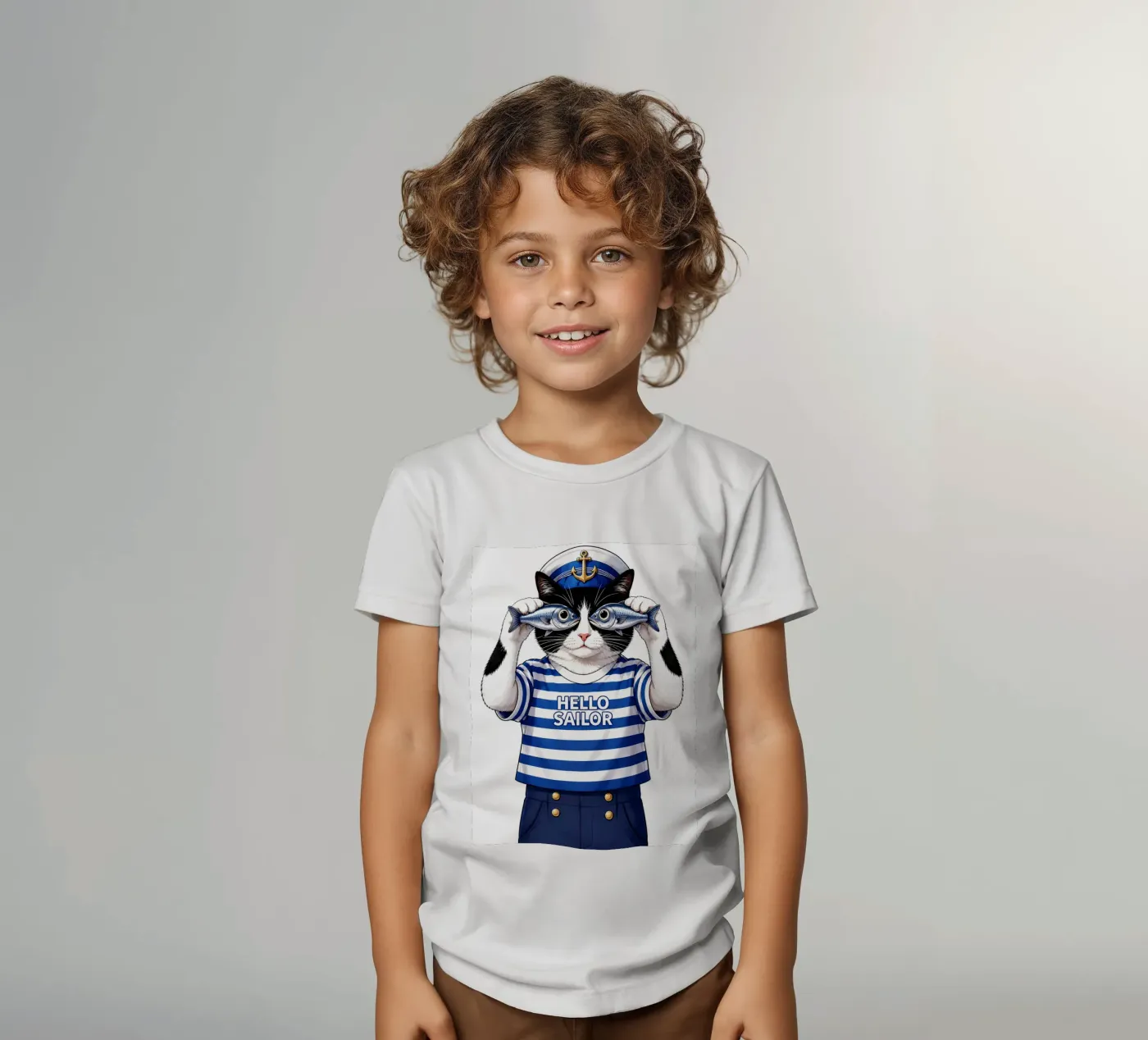HELLO SAILOR t-shirt bambini da ARTOMATIC
