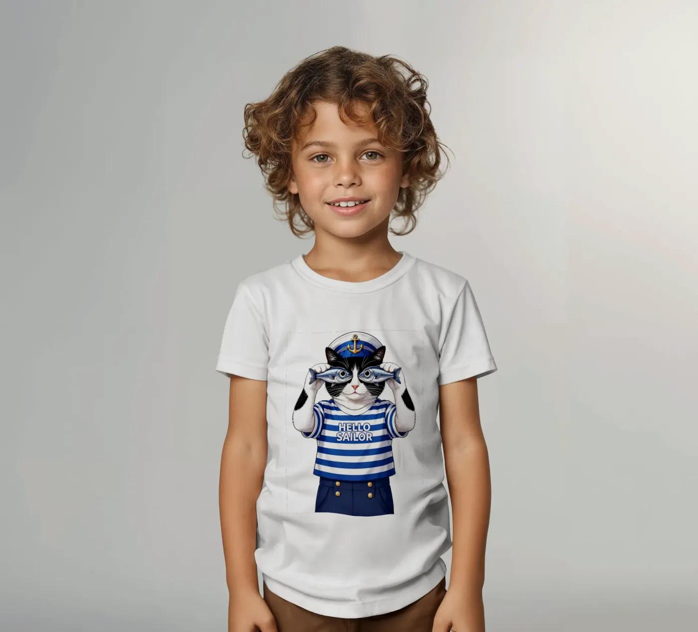 HELLO SAILOR t-shirt bambini da ARTOMATIC