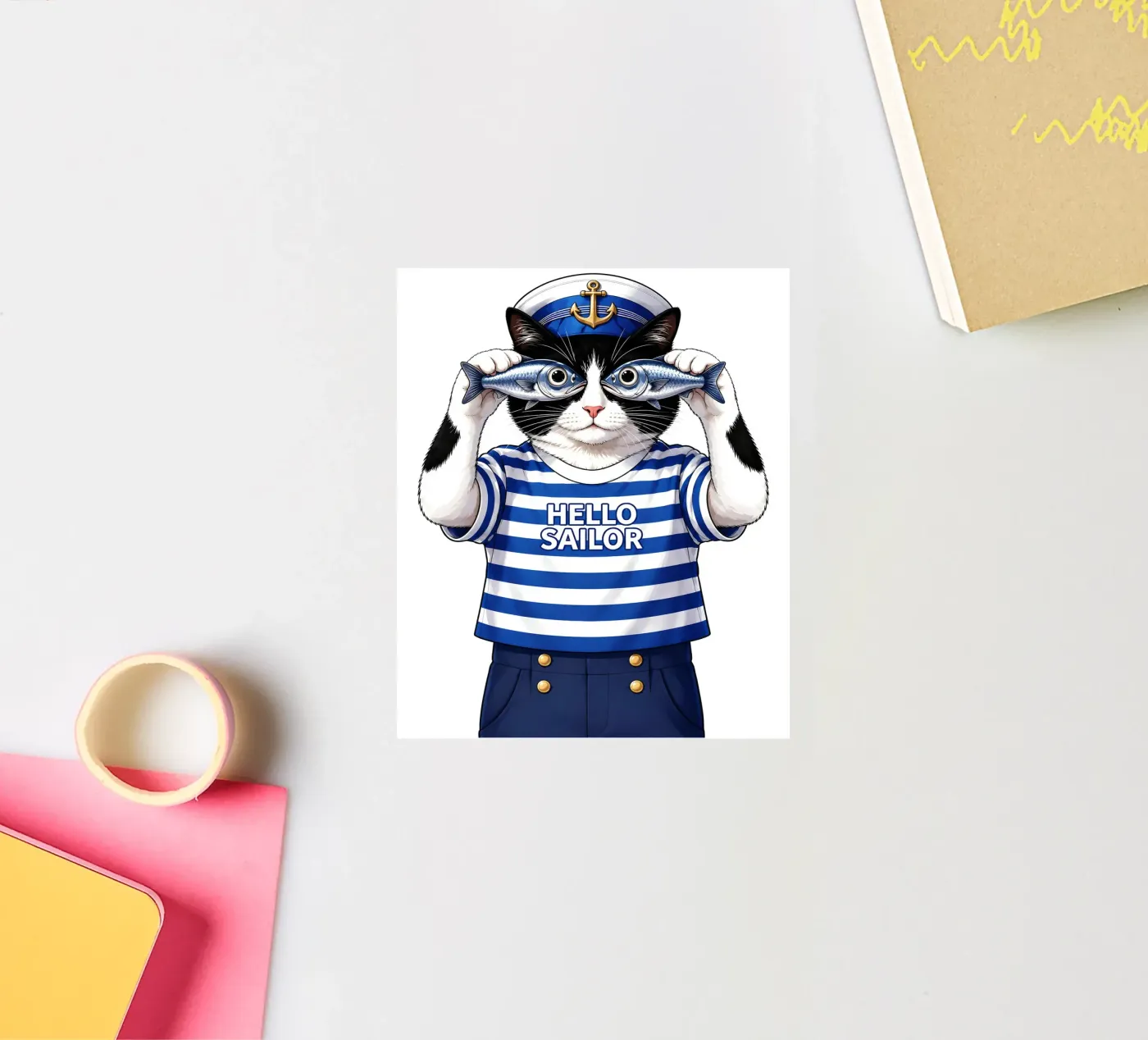 HELLO SAILOR sticker by ARTOMATIC