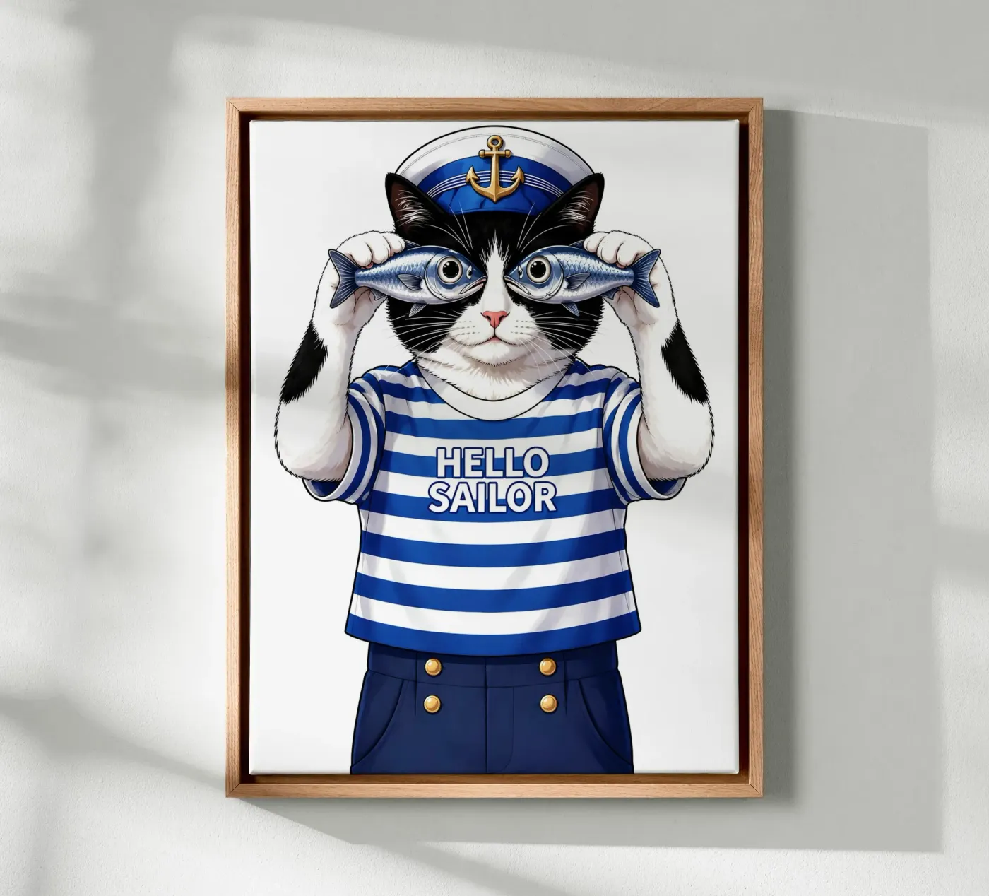 HELLO SAILOR tela da ARTOMATIC