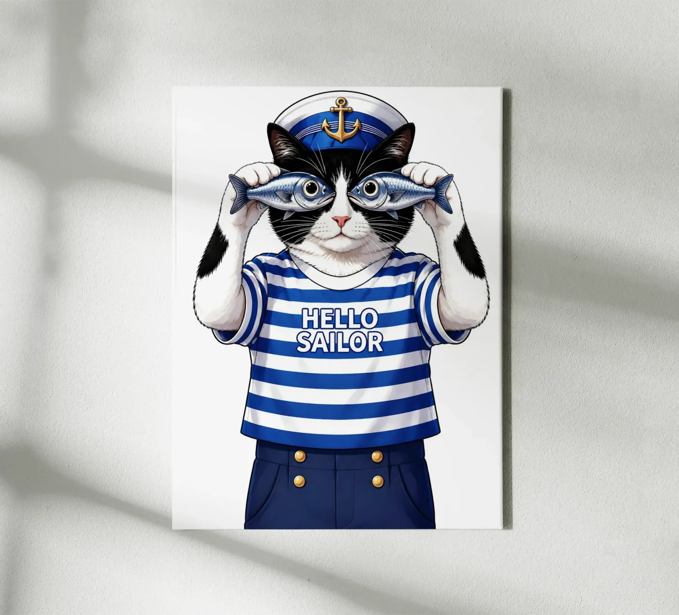 HELLO SAILOR tela da ARTOMATIC