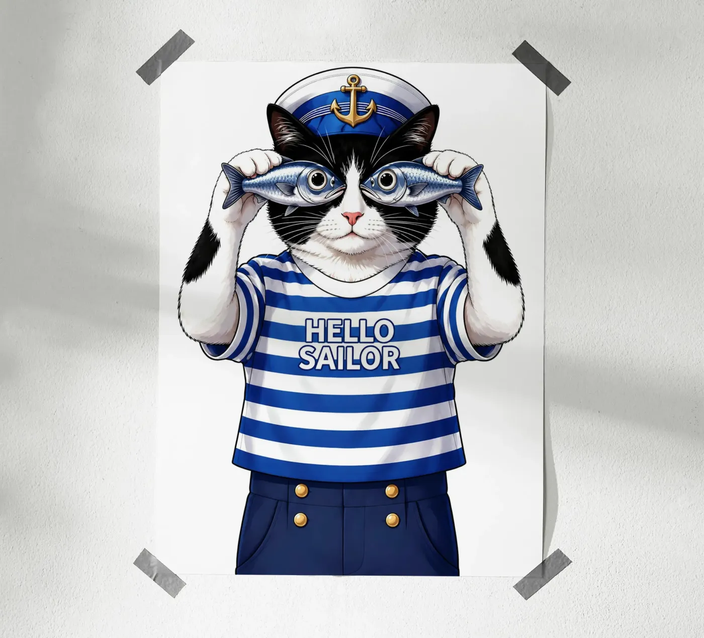 HELLO SAILOR poster da ARTOMATIC