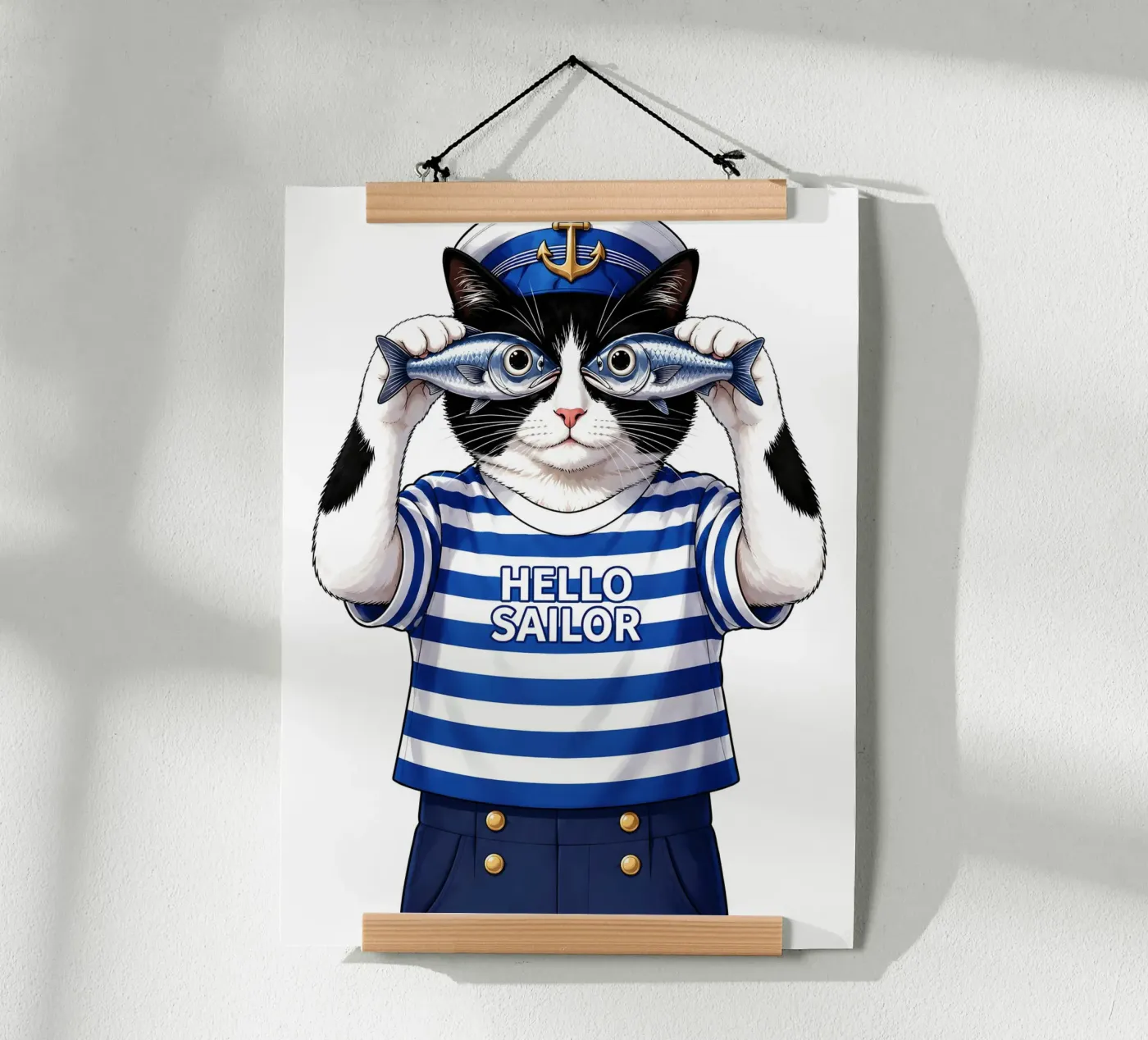 HELLO SAILOR poster da ARTOMATIC