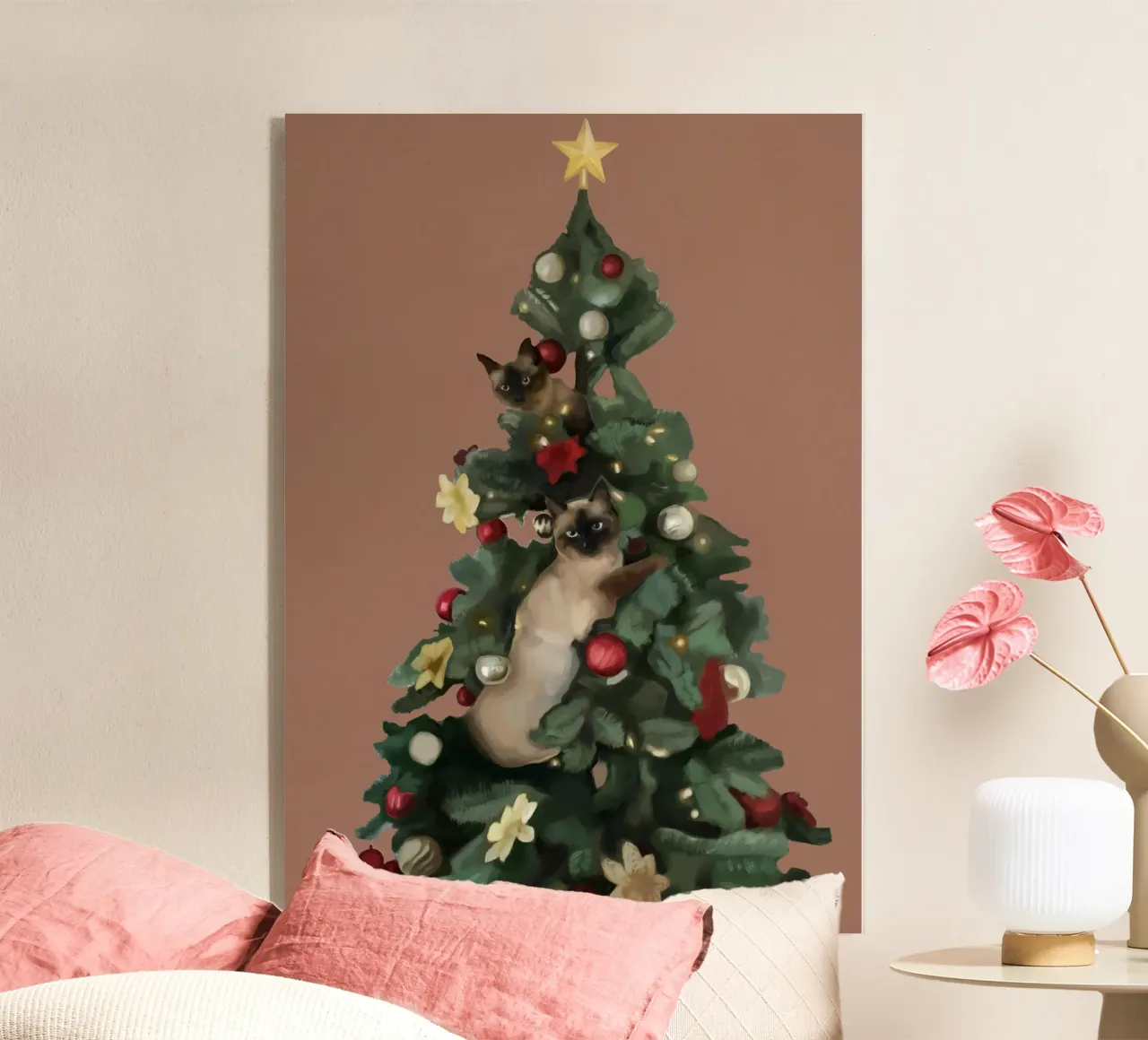 Feline Festivities plexiglass da Verse