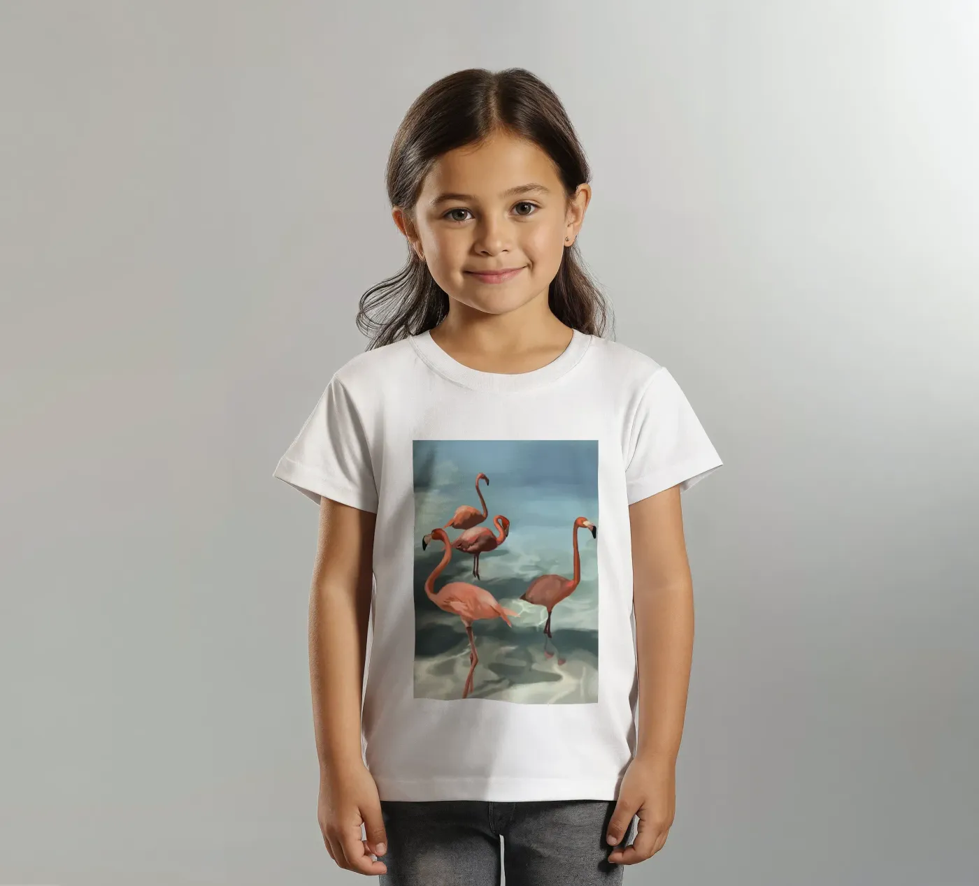 Flamingos t-shirt bambini da Verse