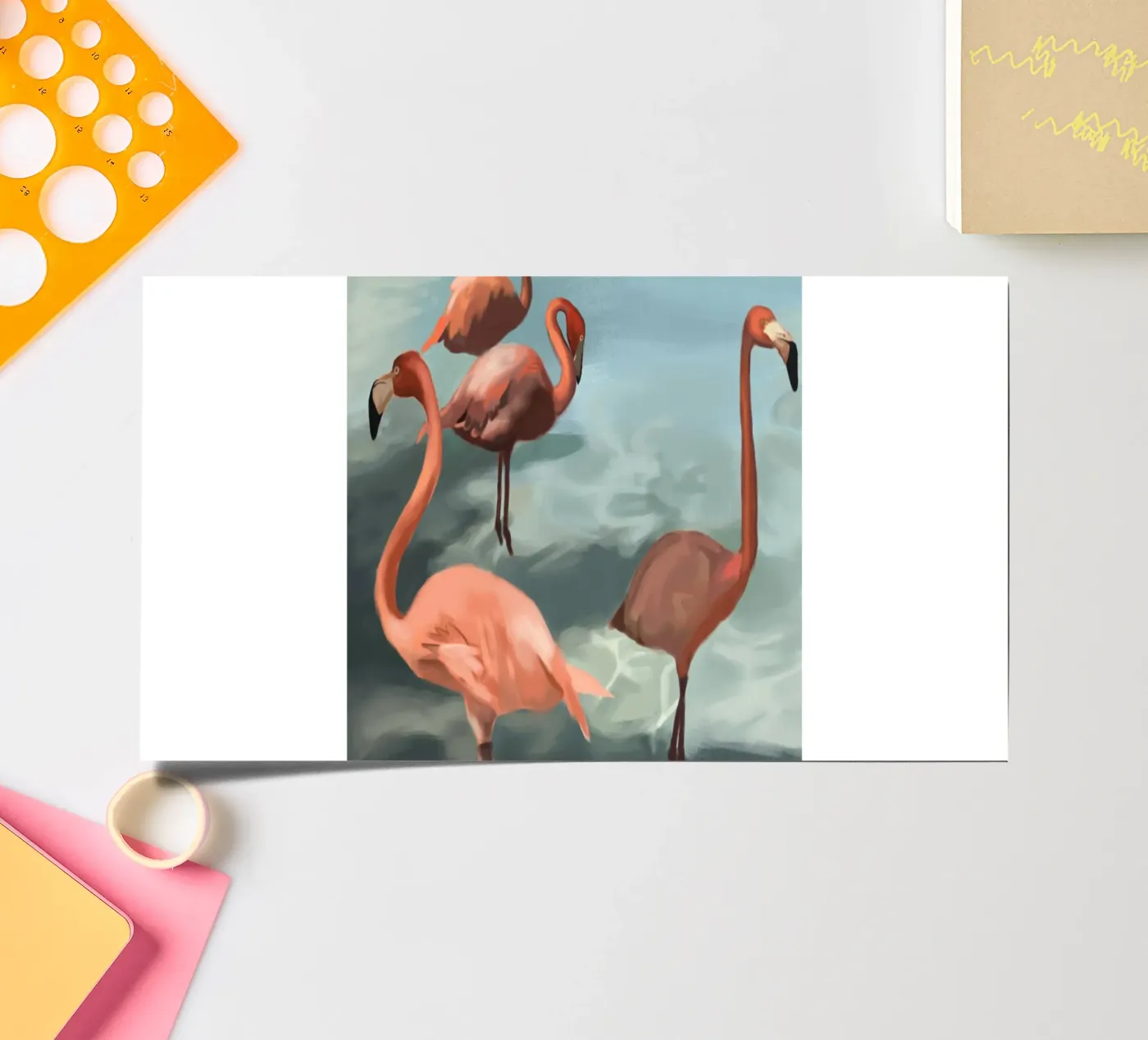 Flamingos sticker sheet by Verse