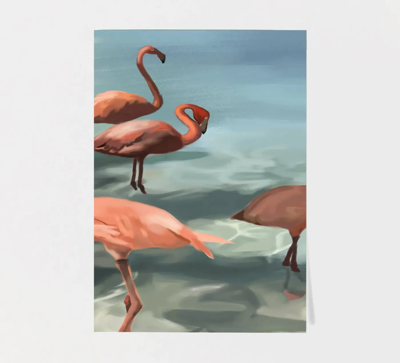 Flamingos sticker sheet by Verse