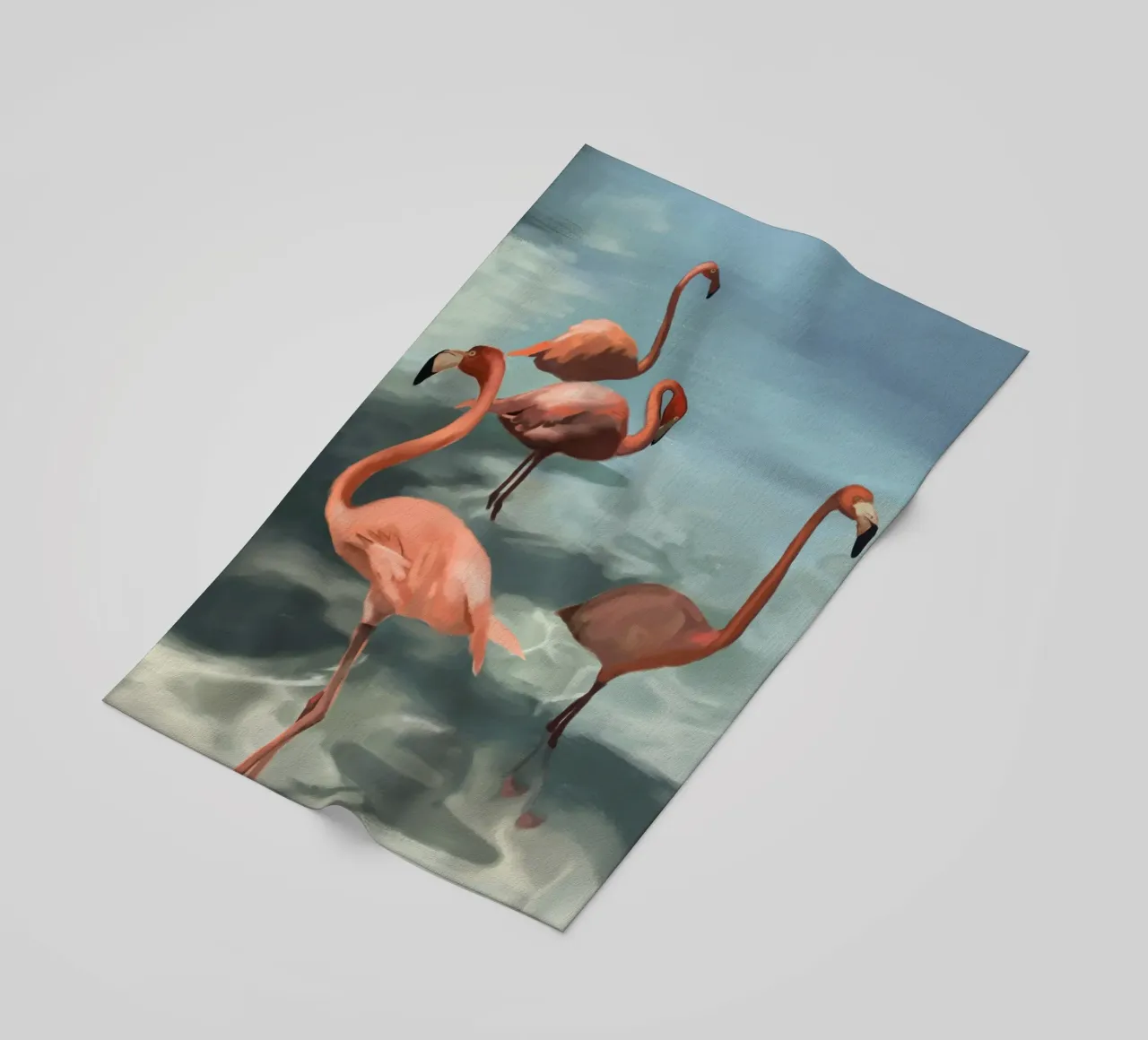 Flamingos telo mare da Verse