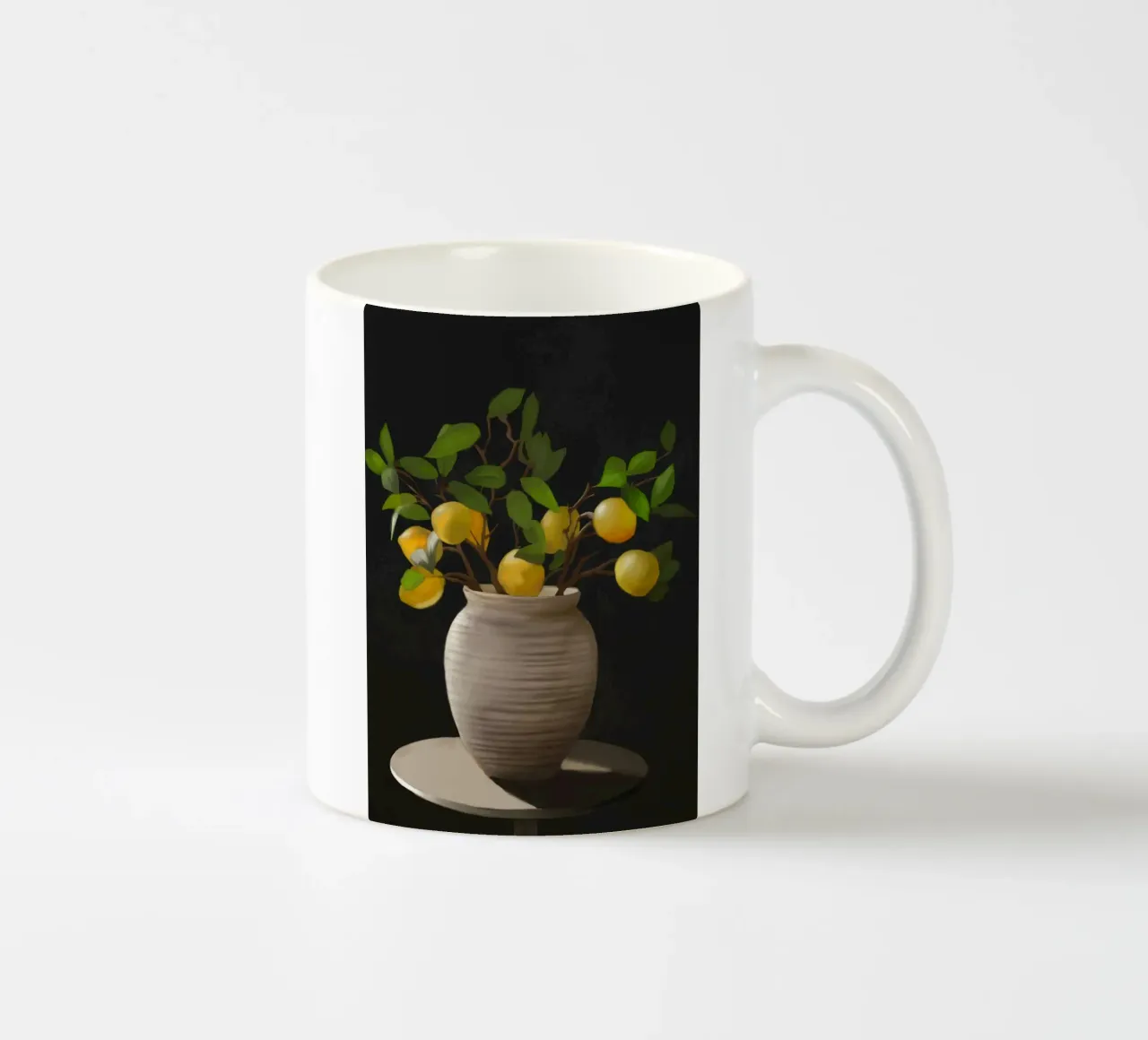 Lemons ceramic mug by Verse
