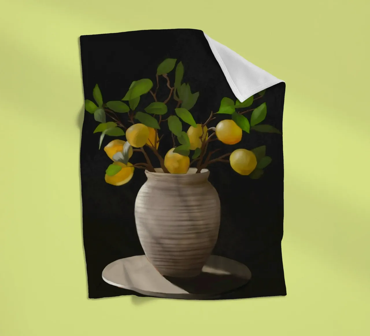 Lemons Fleecedecke von Verse
