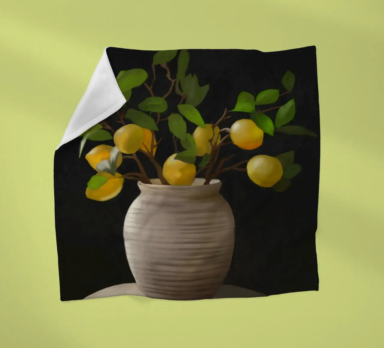 Lemons Fleecedecke von Verse