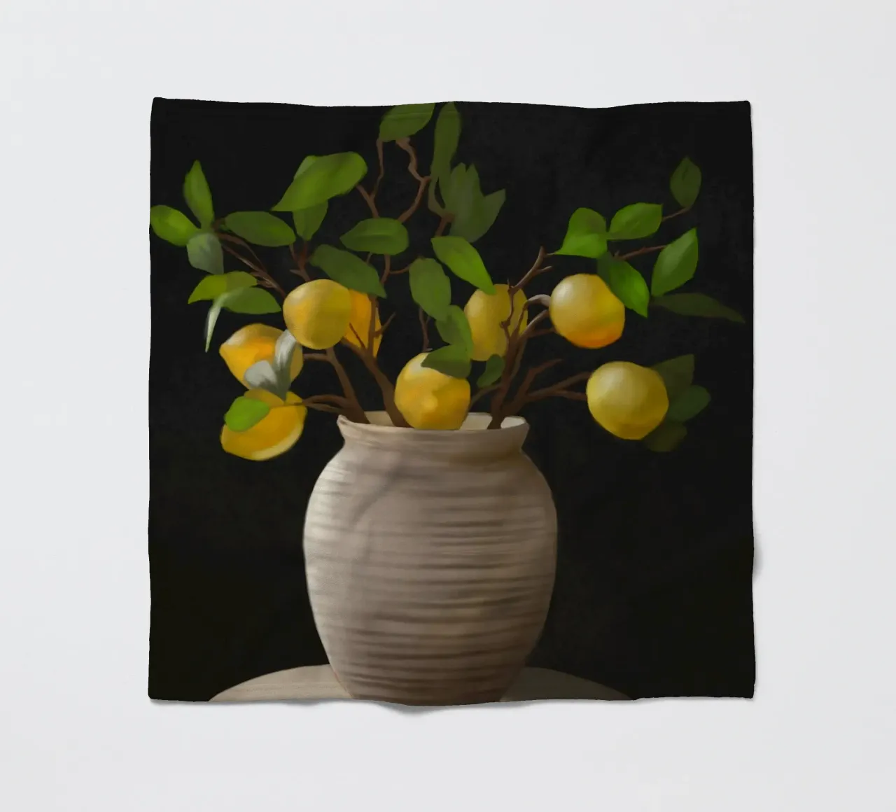 Lemons Fleecedecke von Verse