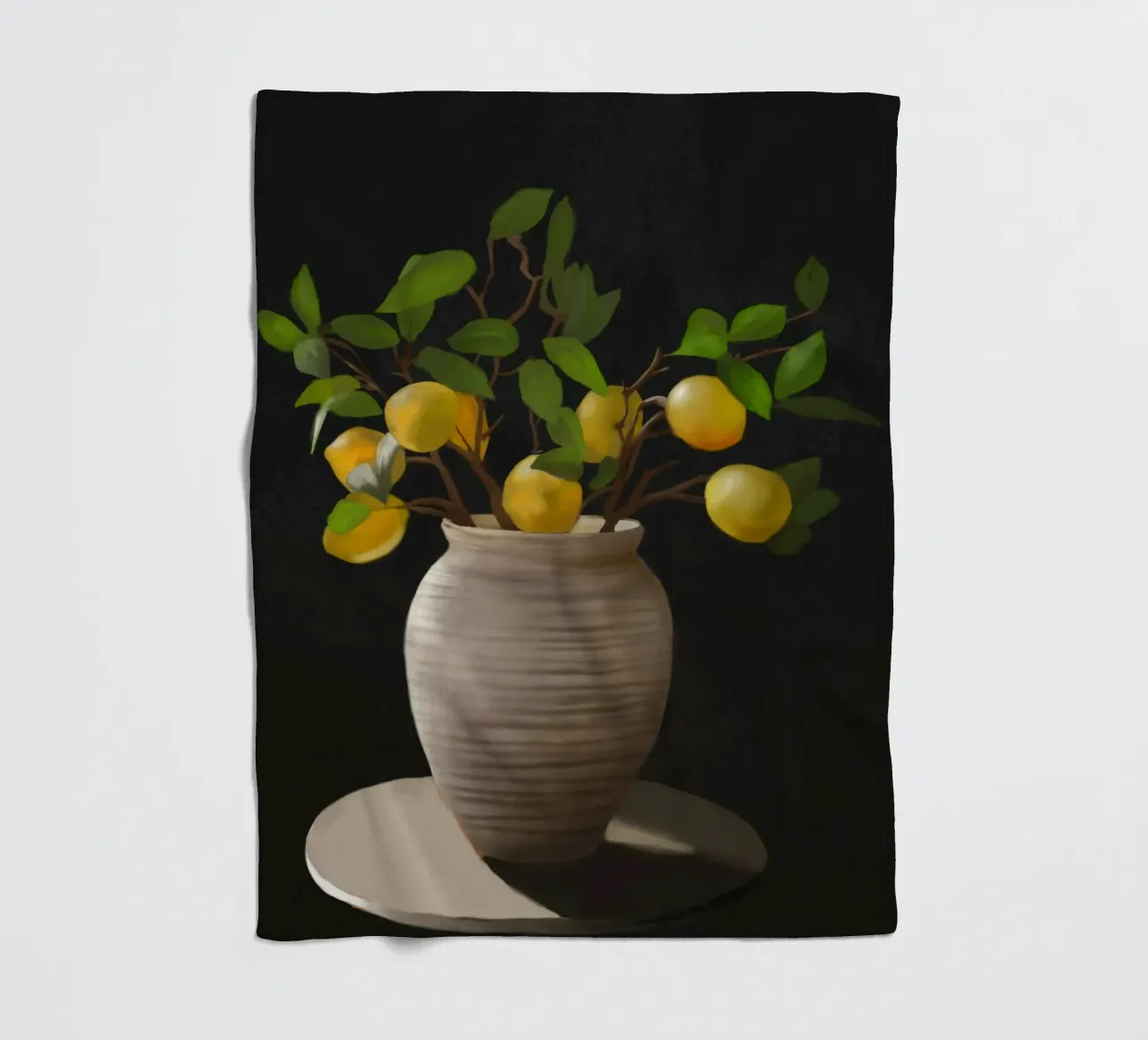 Lemons Fleecedecke von Verse