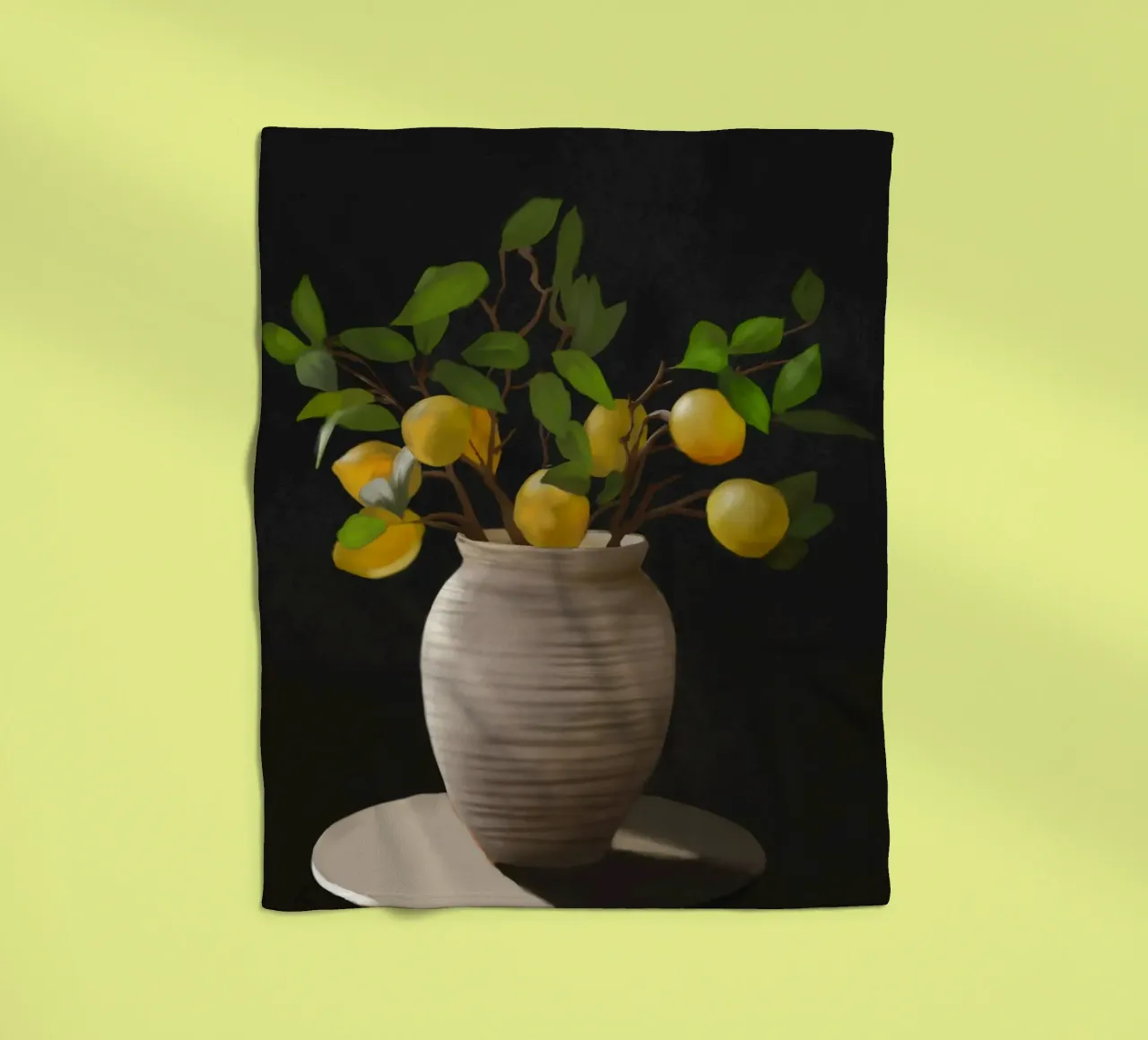 Lemons Fleecedecke von Verse