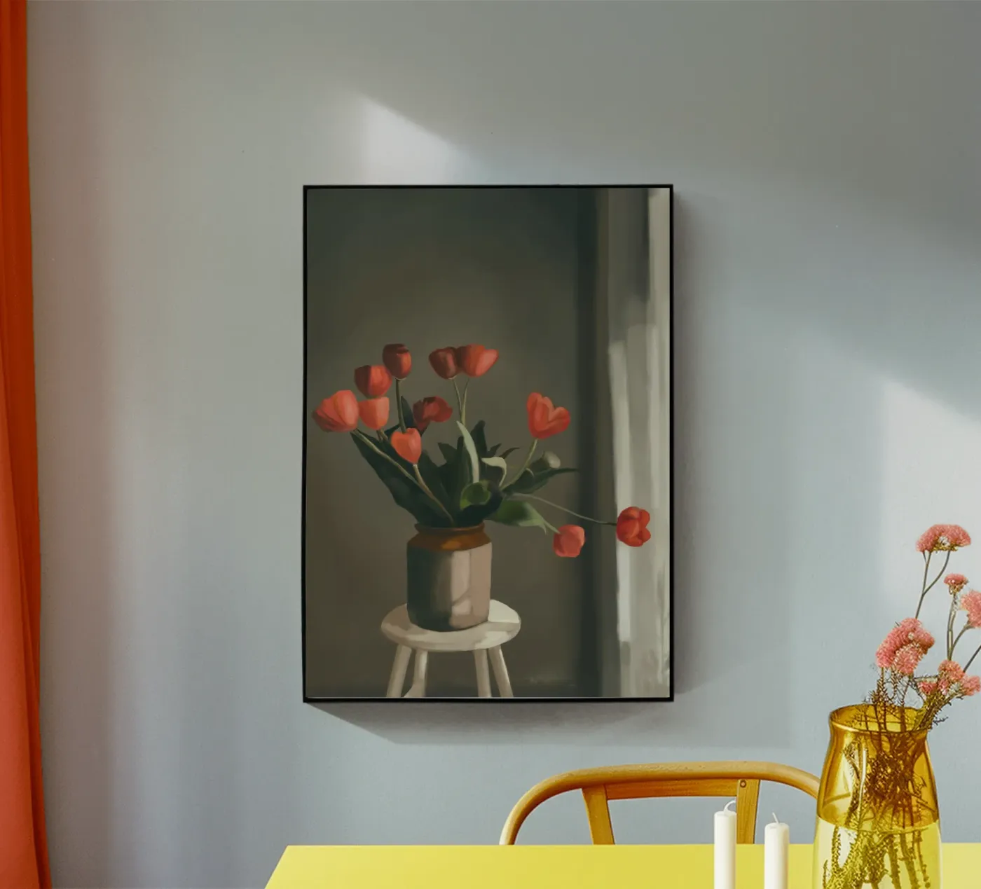 Red Tulips plexiglass da Verse