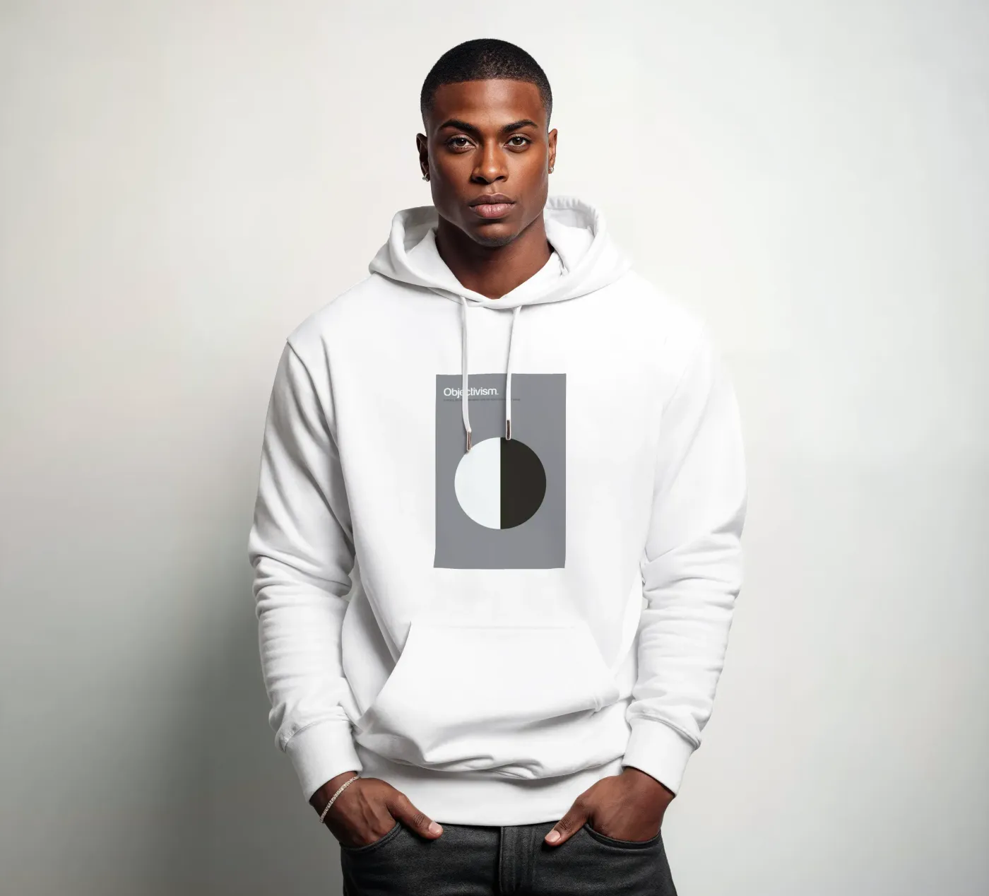 Objectivism hoodie by Genís Carreras