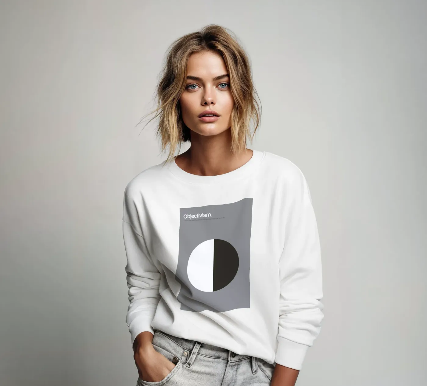 Objectivism sweatshirt by Genís Carreras