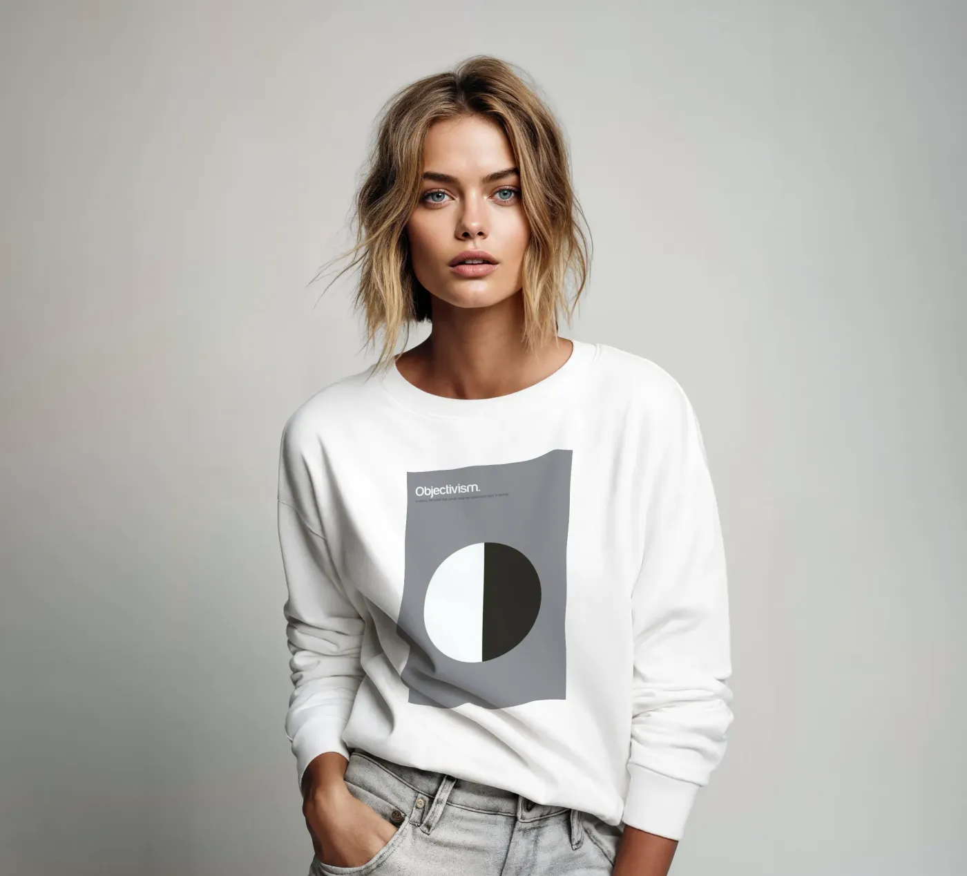 Objectivism sweatshirt by Genís Carreras