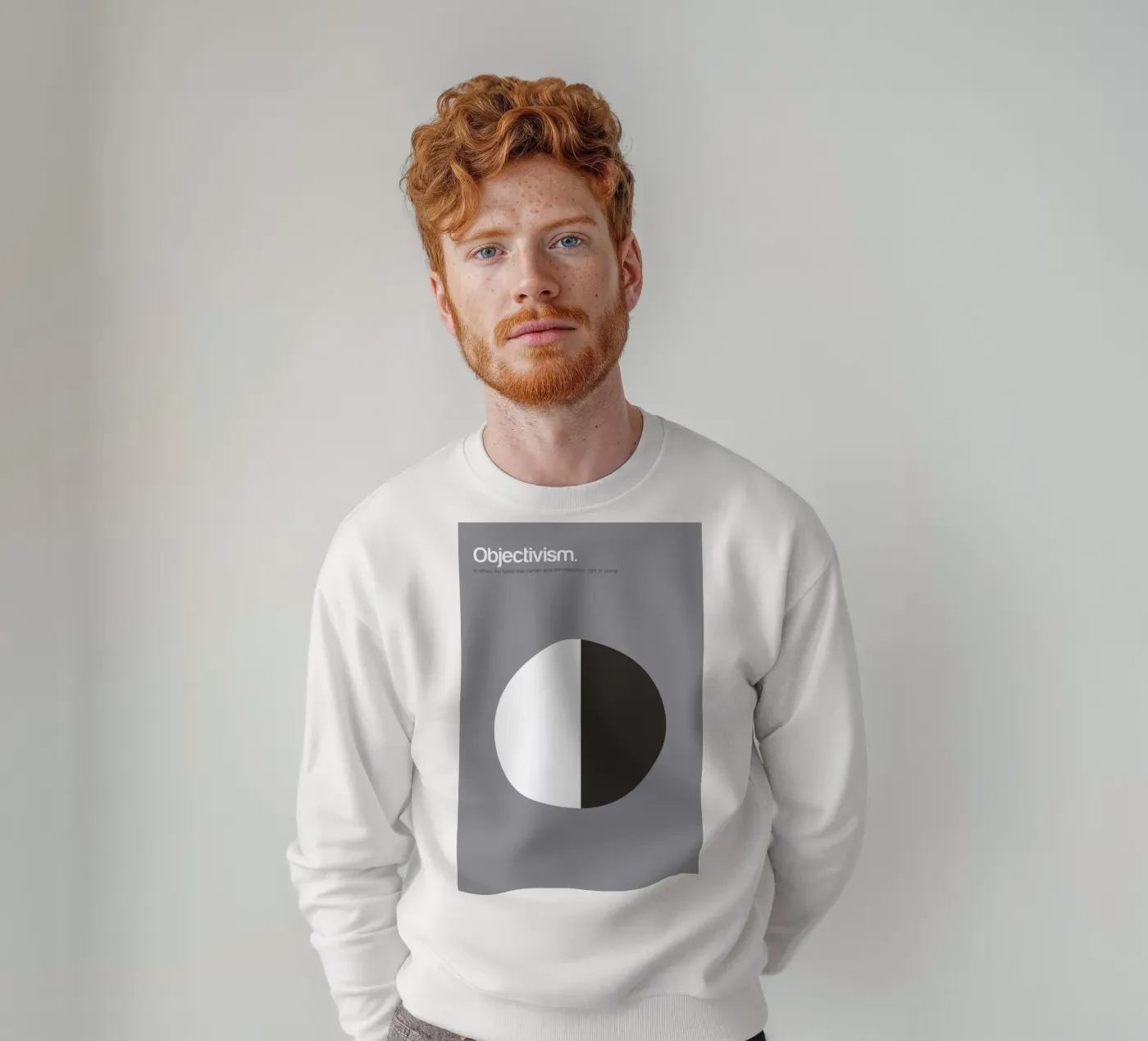 Objectivism sweatshirt by Genís Carreras