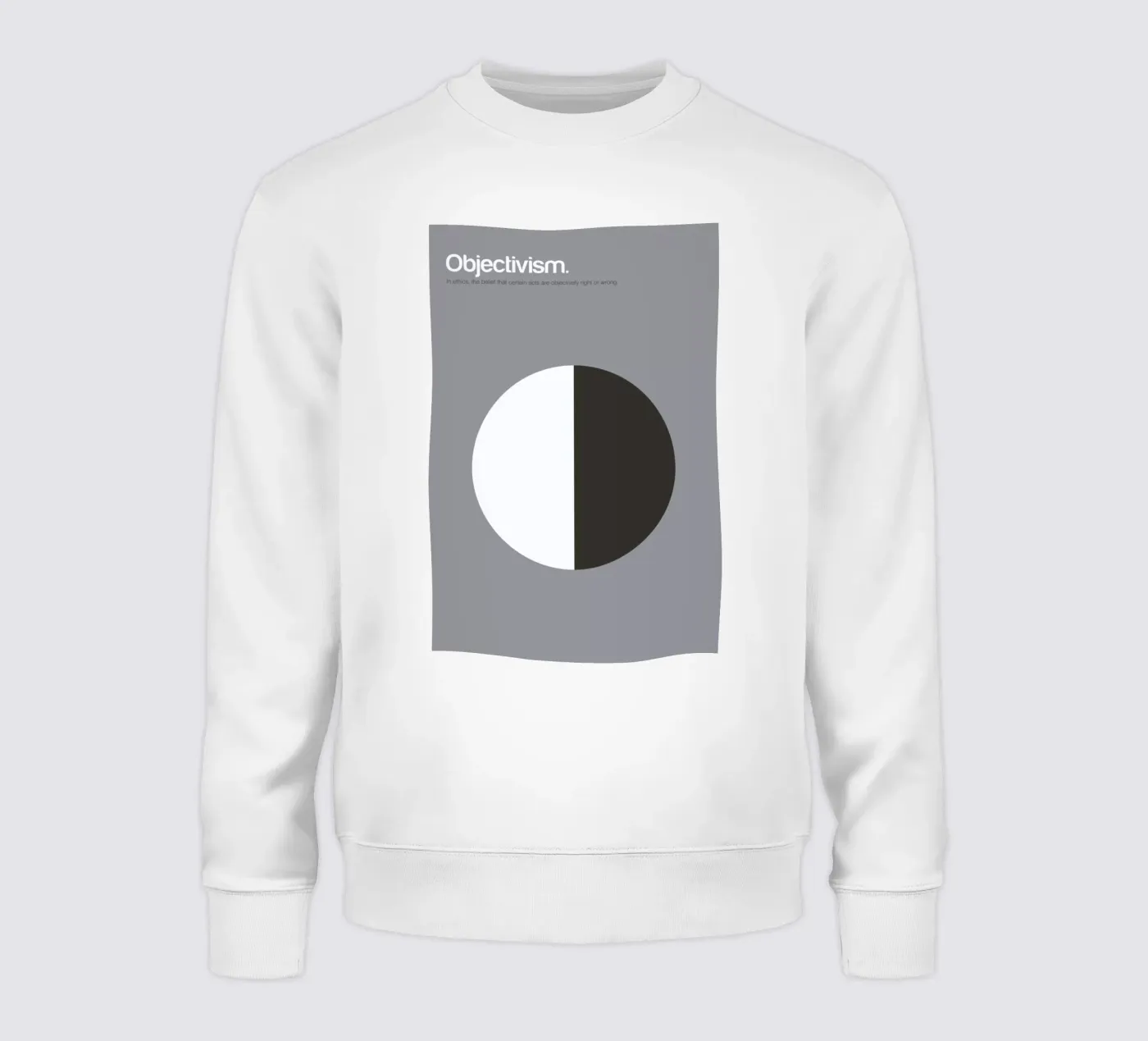 Objectivism sweatshirt by Genís Carreras