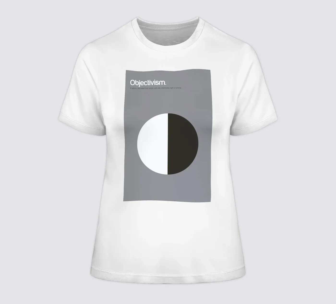 Objectivism t-shirt da donna da Genís Carreras