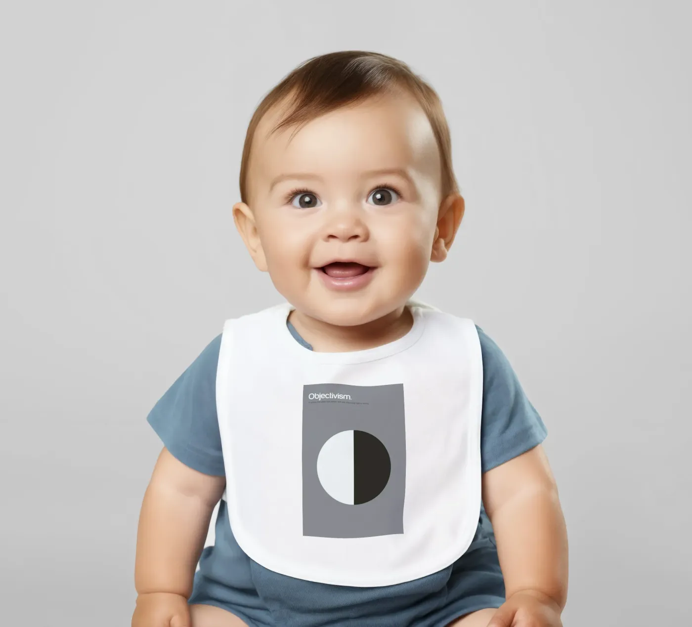 Objectivism Babylätzchen von Genís Carreras