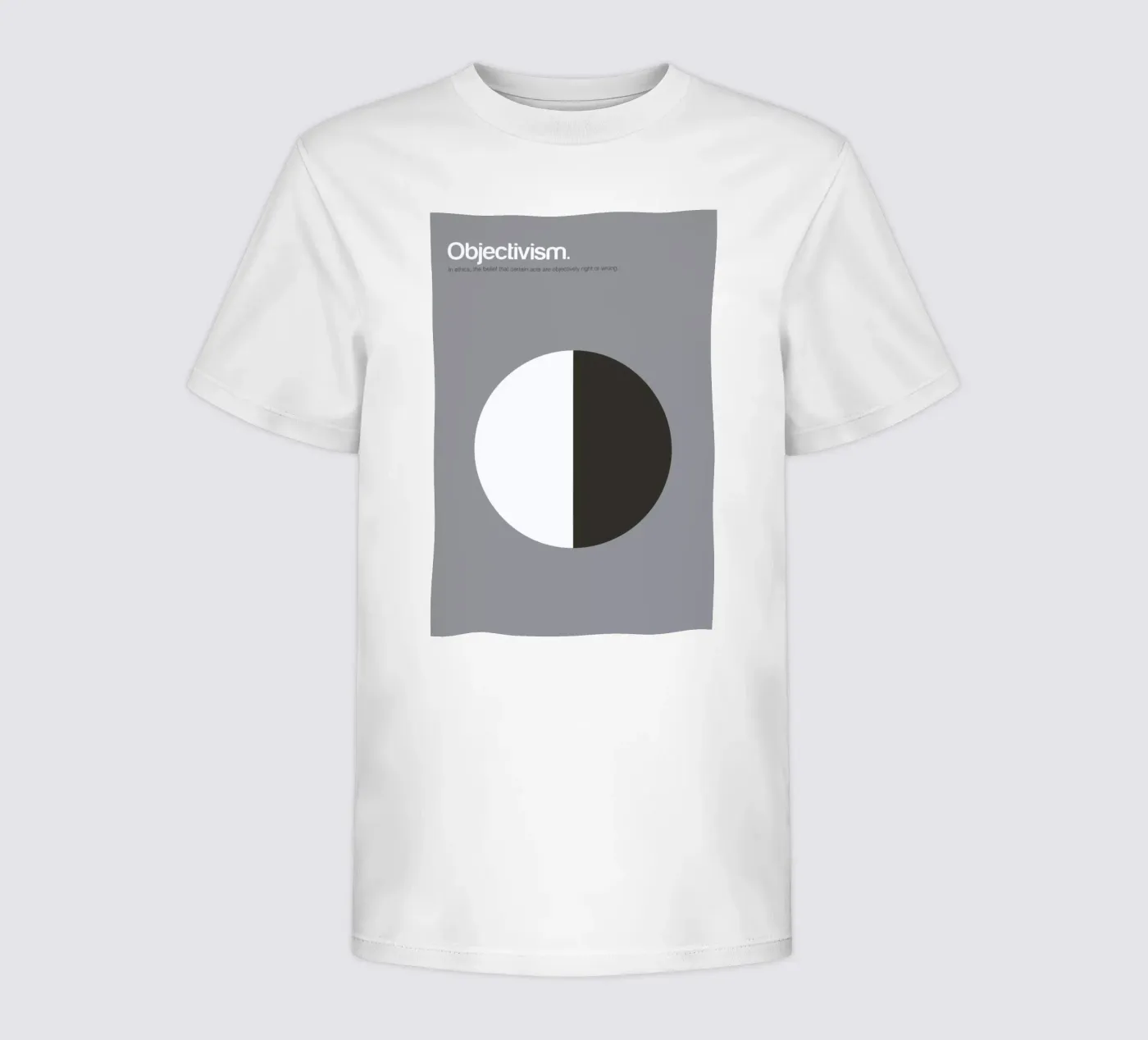Objectivism Kinder T-Shirt von Genís Carreras