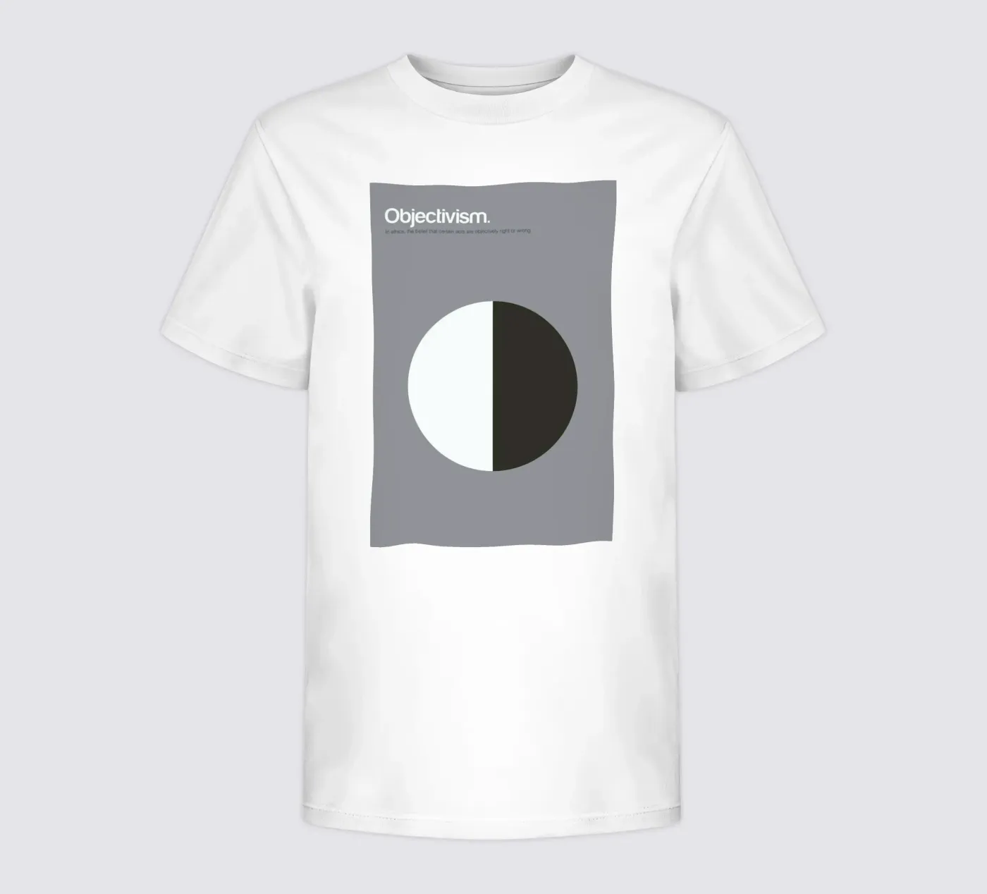 Objectivism Kinder T-Shirt von Genís Carreras
