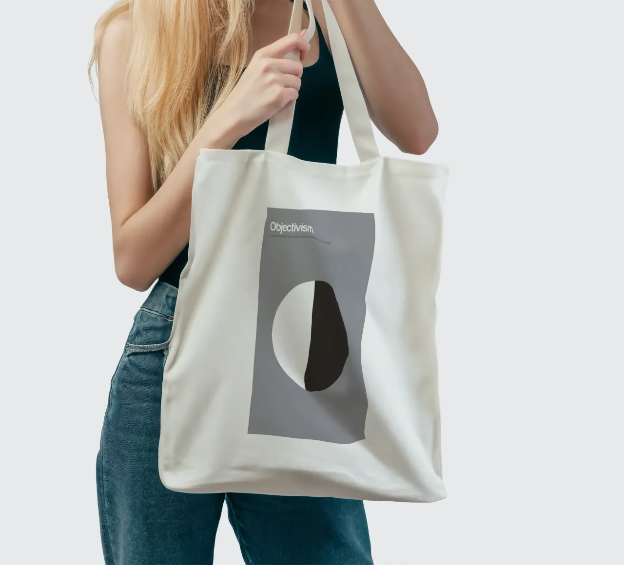 Objectivism tote bag by Genís Carreras