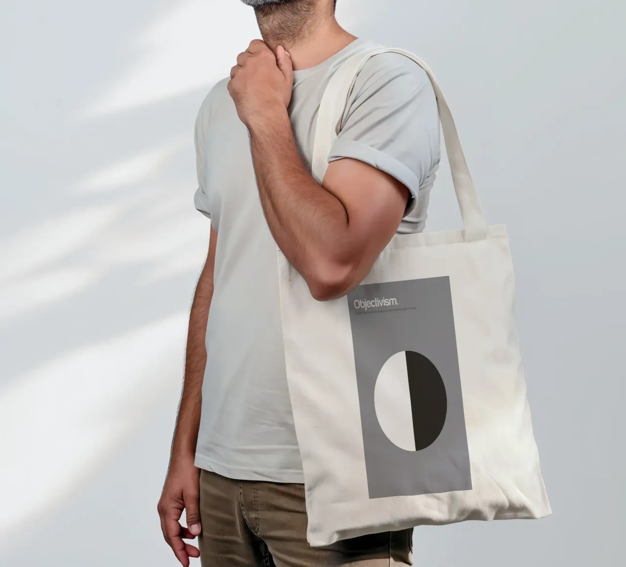 Objectivism tote bag by Genís Carreras