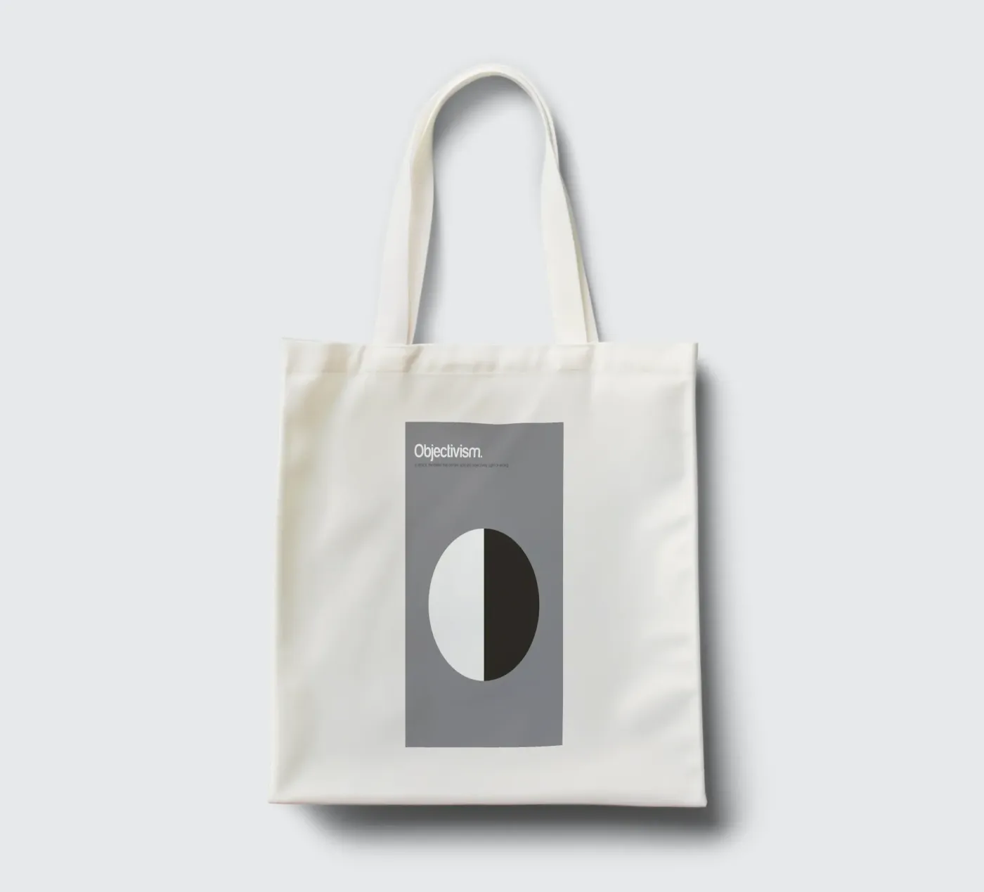 Objectivism tote bag by Genís Carreras