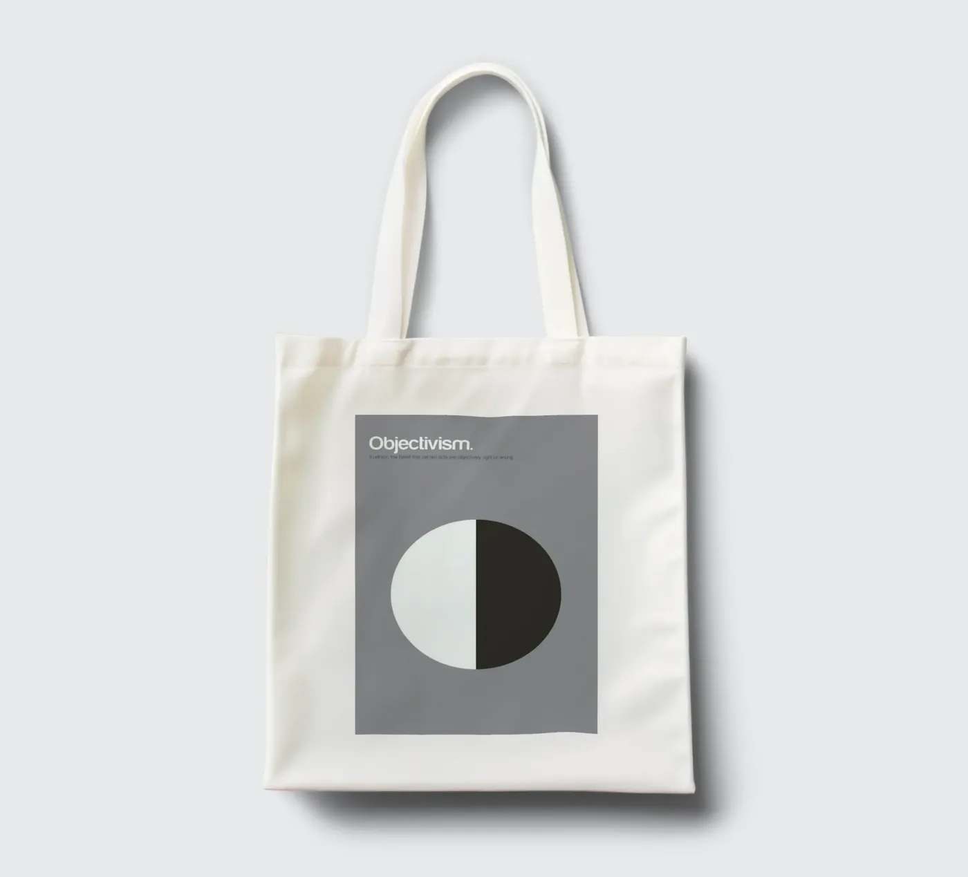 Objectivism tote bag by Genís Carreras