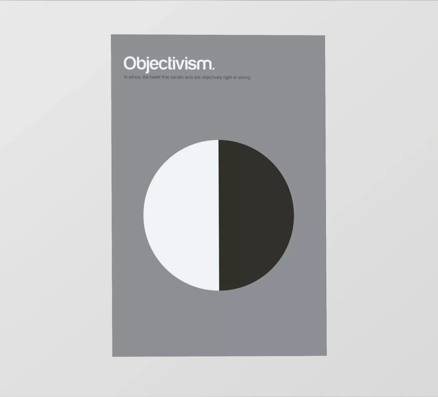 Objectivism pvc-zeil van Genís Carreras